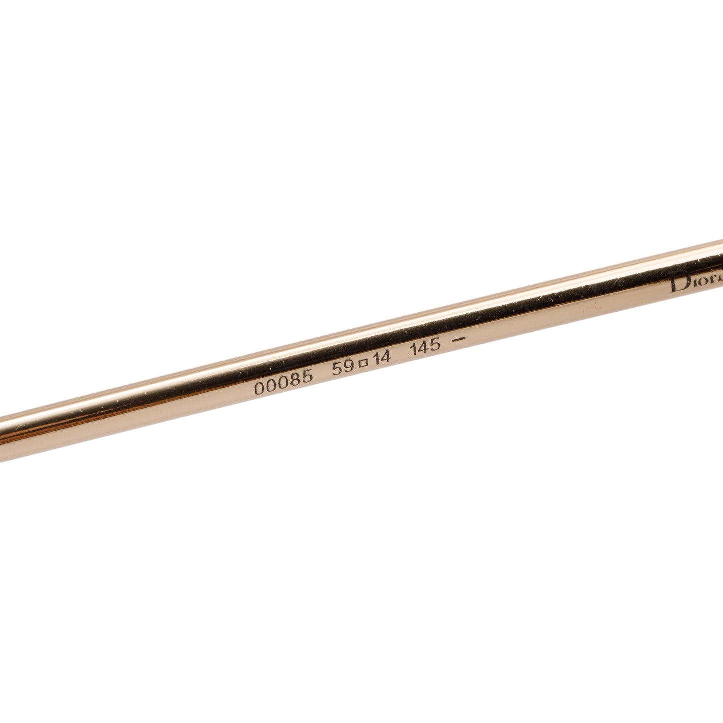 Dior Gold-Tone Metal Frame DiorSplit 1 Aviator Sunglasses