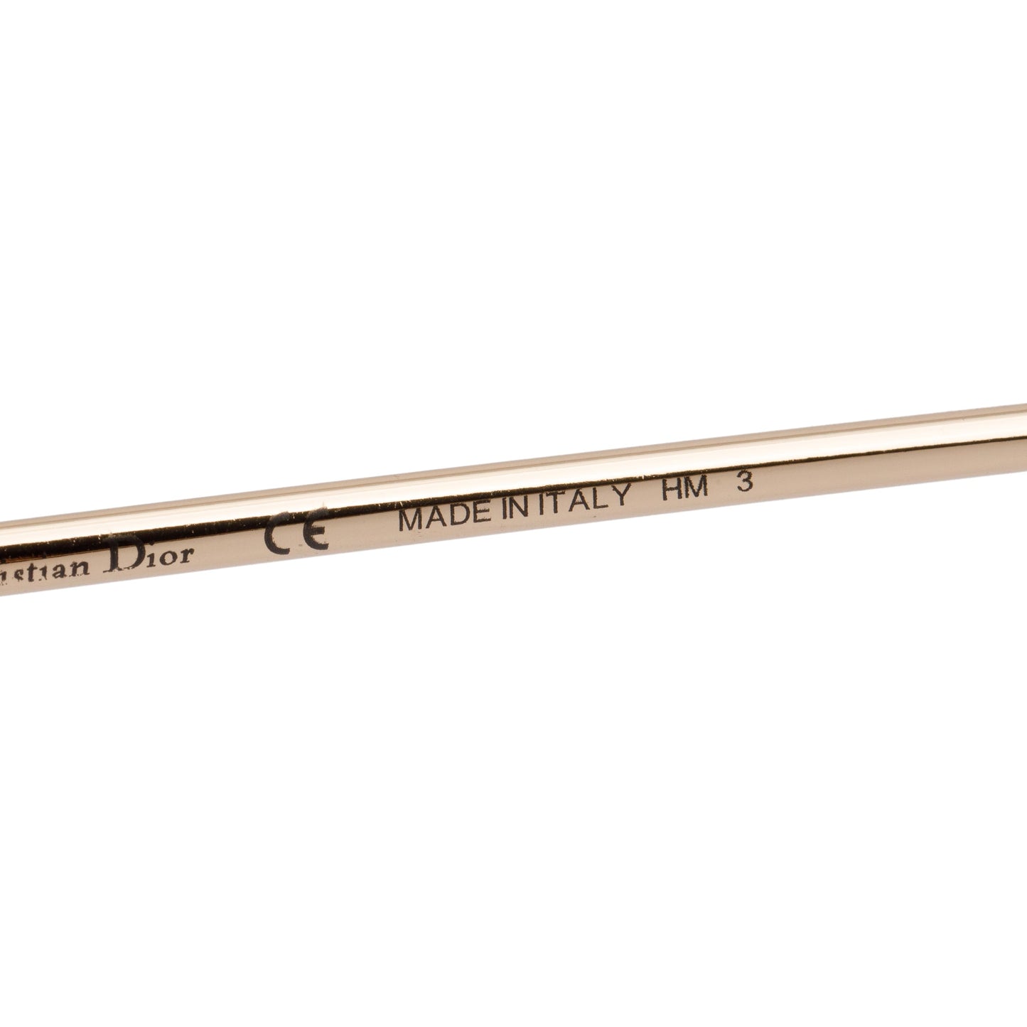 Dior Gold-Tone Metal Frame DiorSplit 1 Aviator Sunglasses