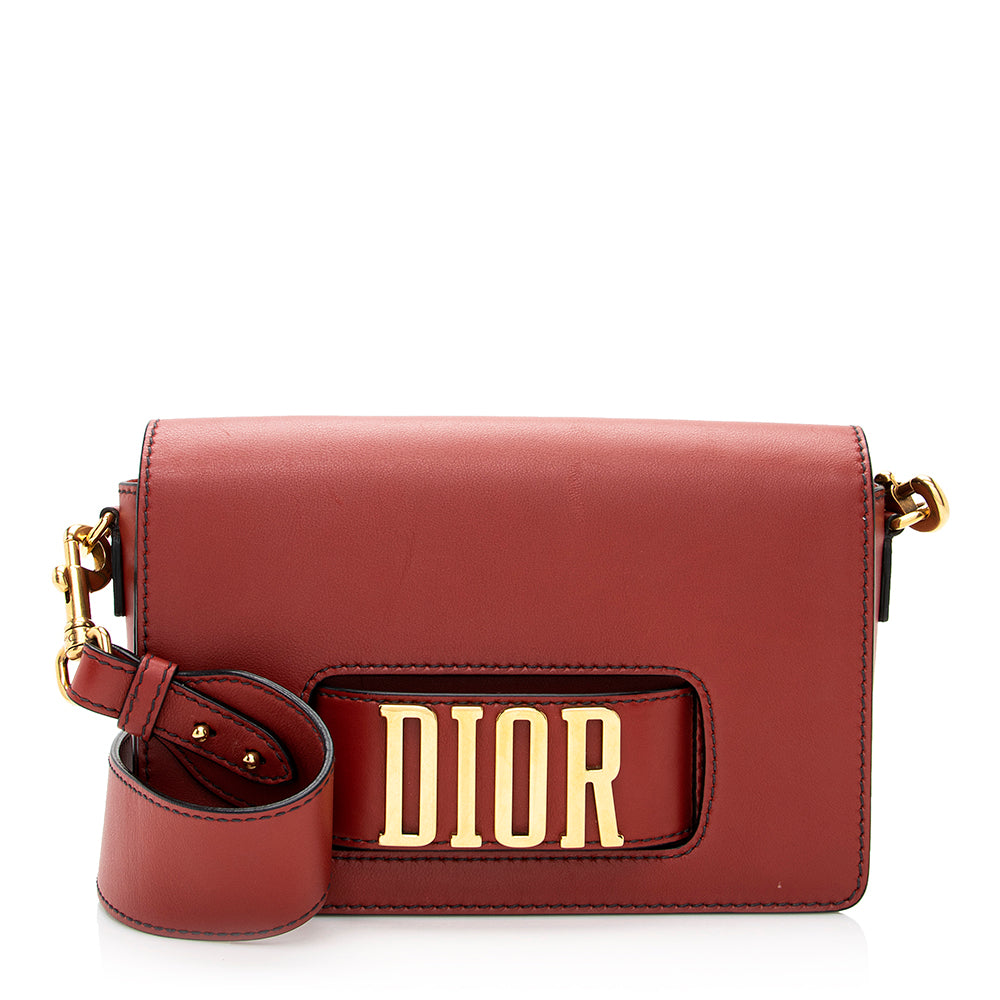 Luxury DiorGrained Calfskin Dio(r)evolution Flap Bag (SHF-20629)