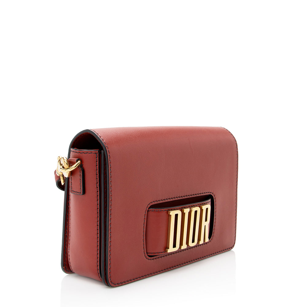 Luxury DiorGrained Calfskin Dio(r)evolution Flap Bag (SHF-20629)