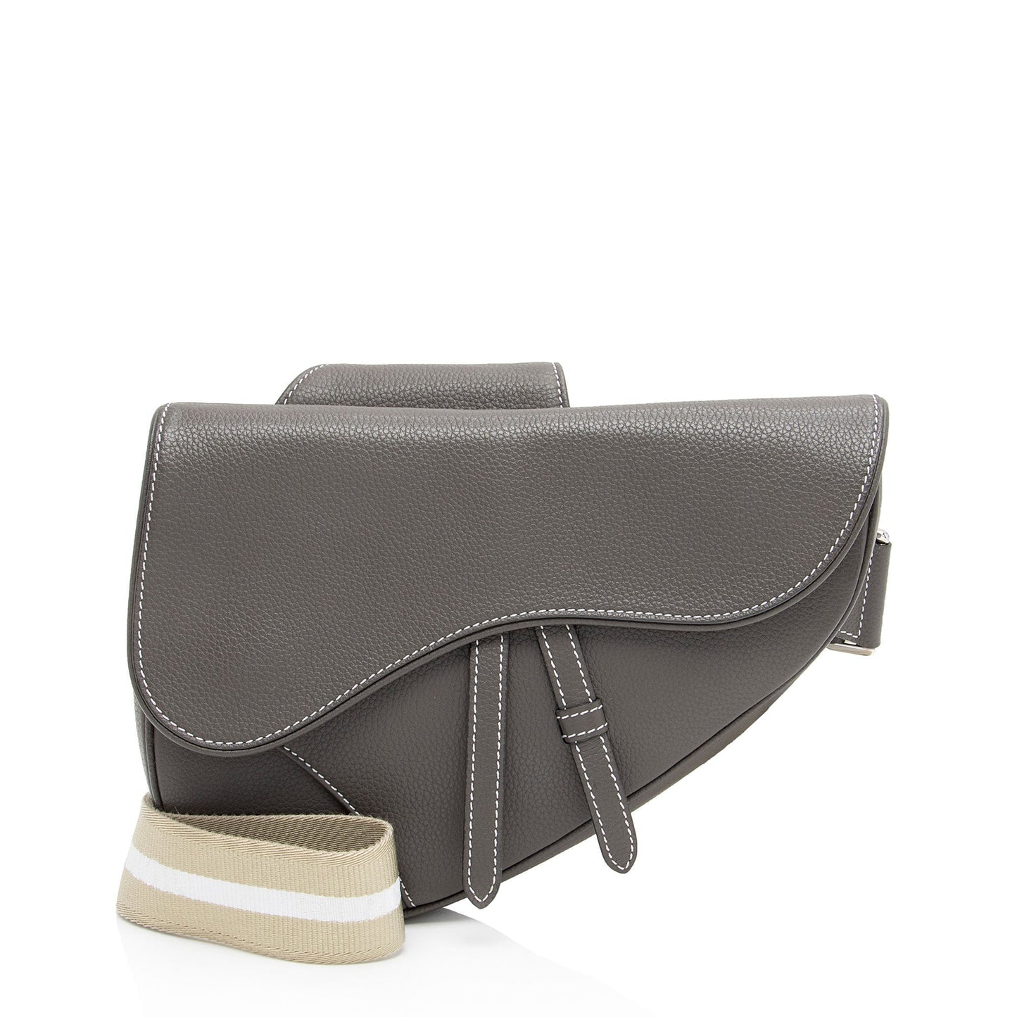 Luxury DiorGrained Calfskin Saddle Bag (SHF-T8YJJG)