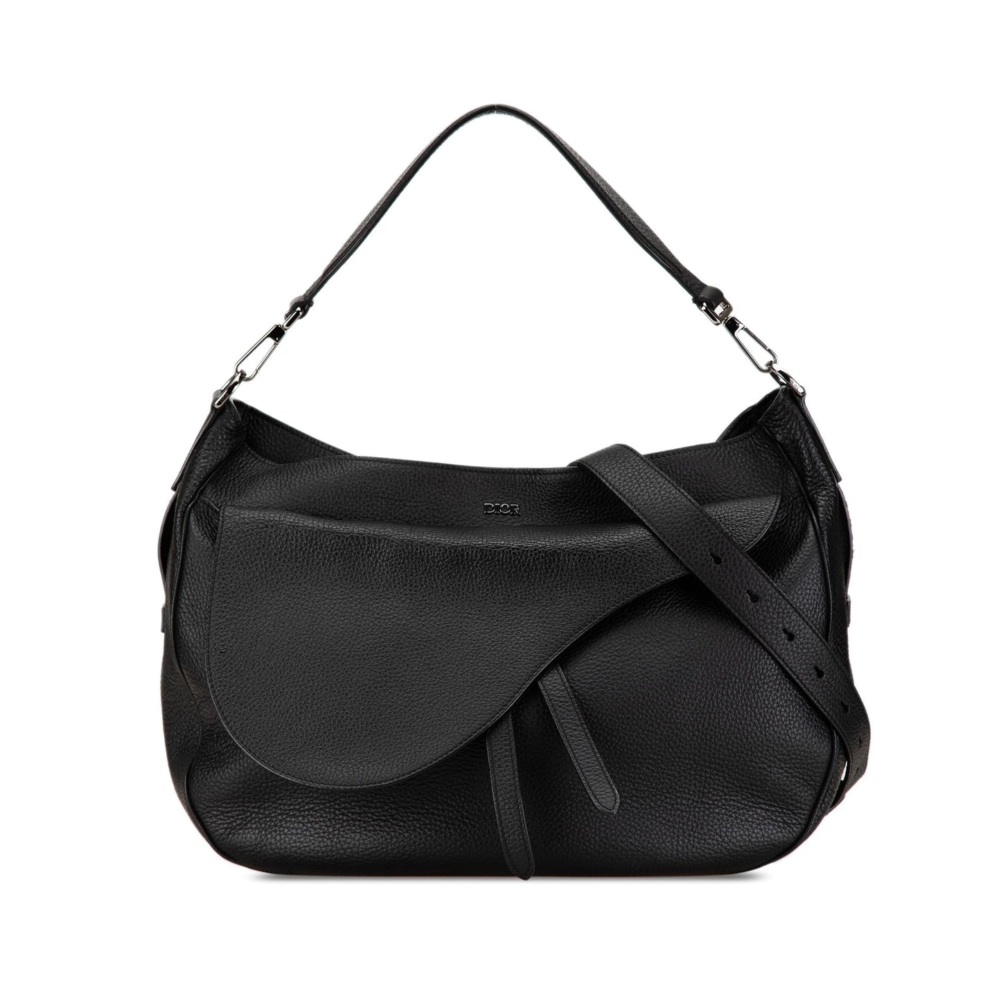 Luxury DiorGrained Calfskin Saddle Soft Bag (SHG-suCEOy)