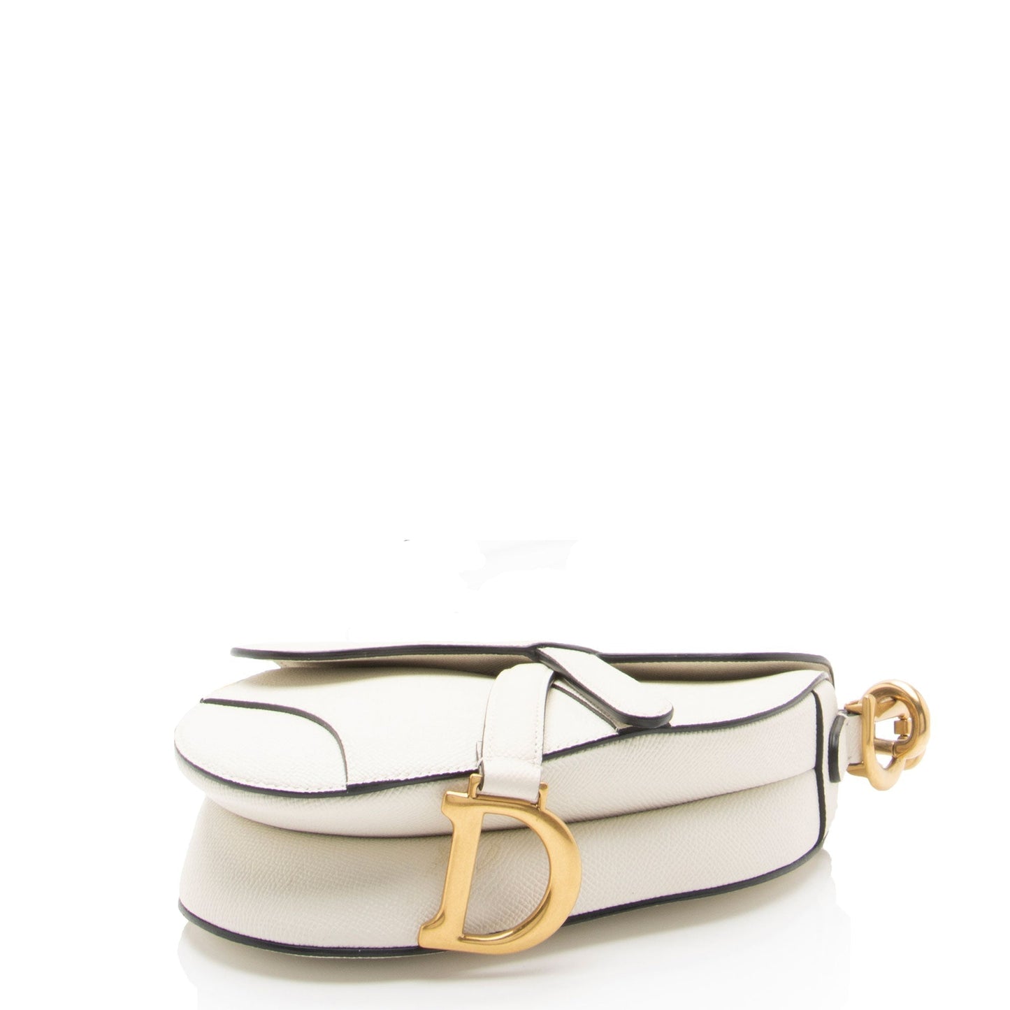 Luxury DiorGrained Calfskin Saddle Dual Strap Crossbody Bag (SHF-d5AAF4)
