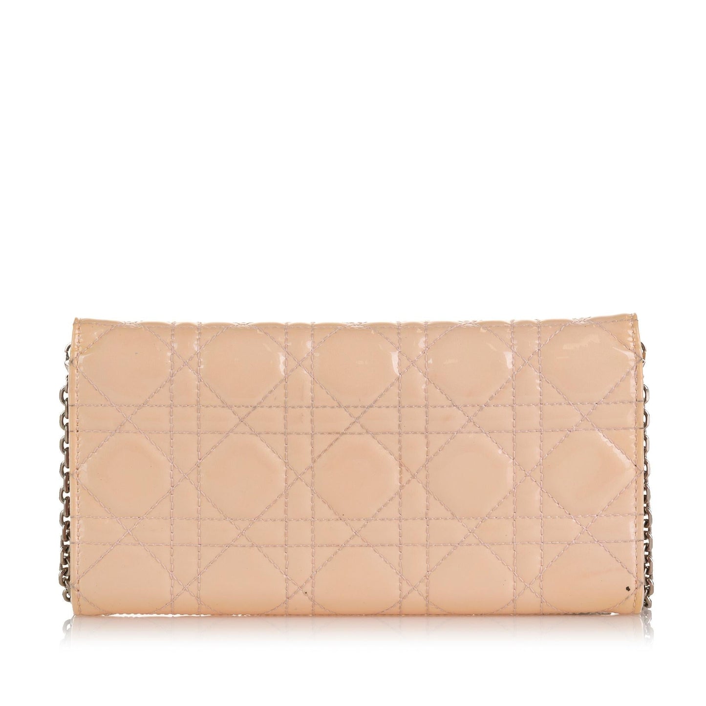 Luxury DiorLady Luxury DiorCannage Patent Wallet On Chain (SHG-WBRSVz)
