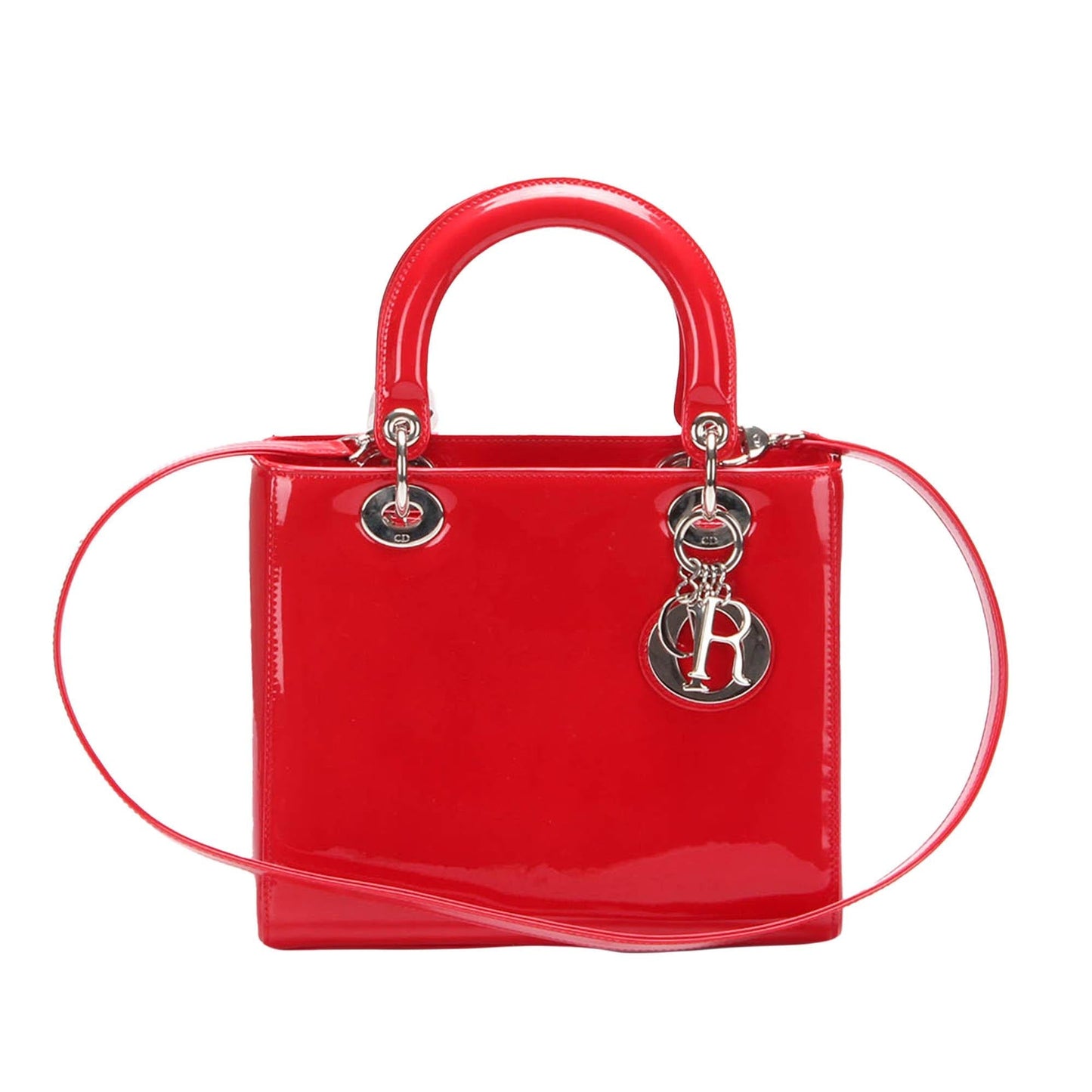 Luxury DiorLady Luxury DiorPatent Leather Satchel (SHG-jr9q1s)