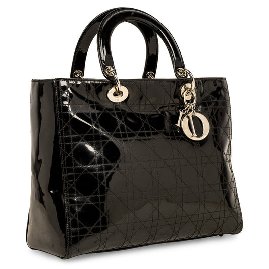 Luxury Dior Lady Luxury Dior - Large - Patent