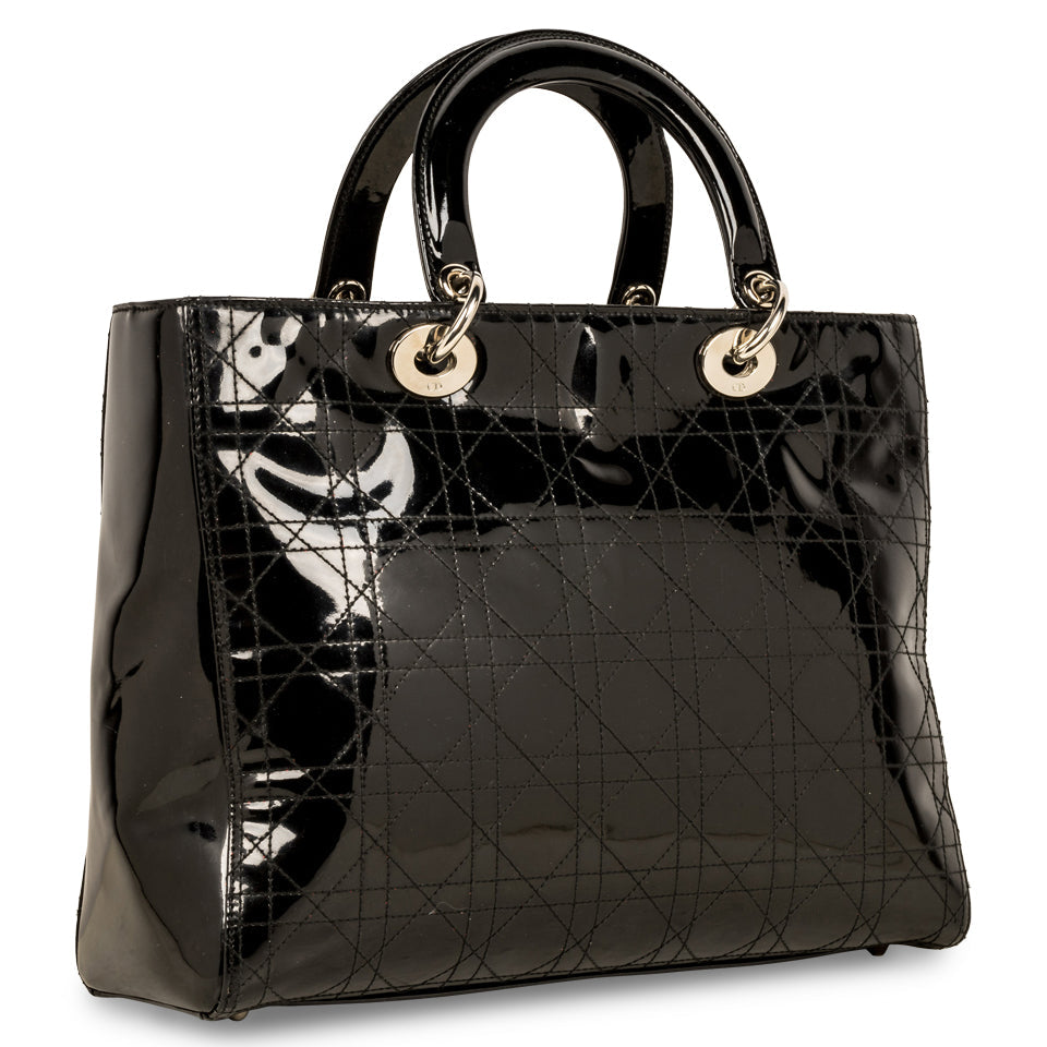Luxury Dior Lady Luxury Dior - Large - Patent