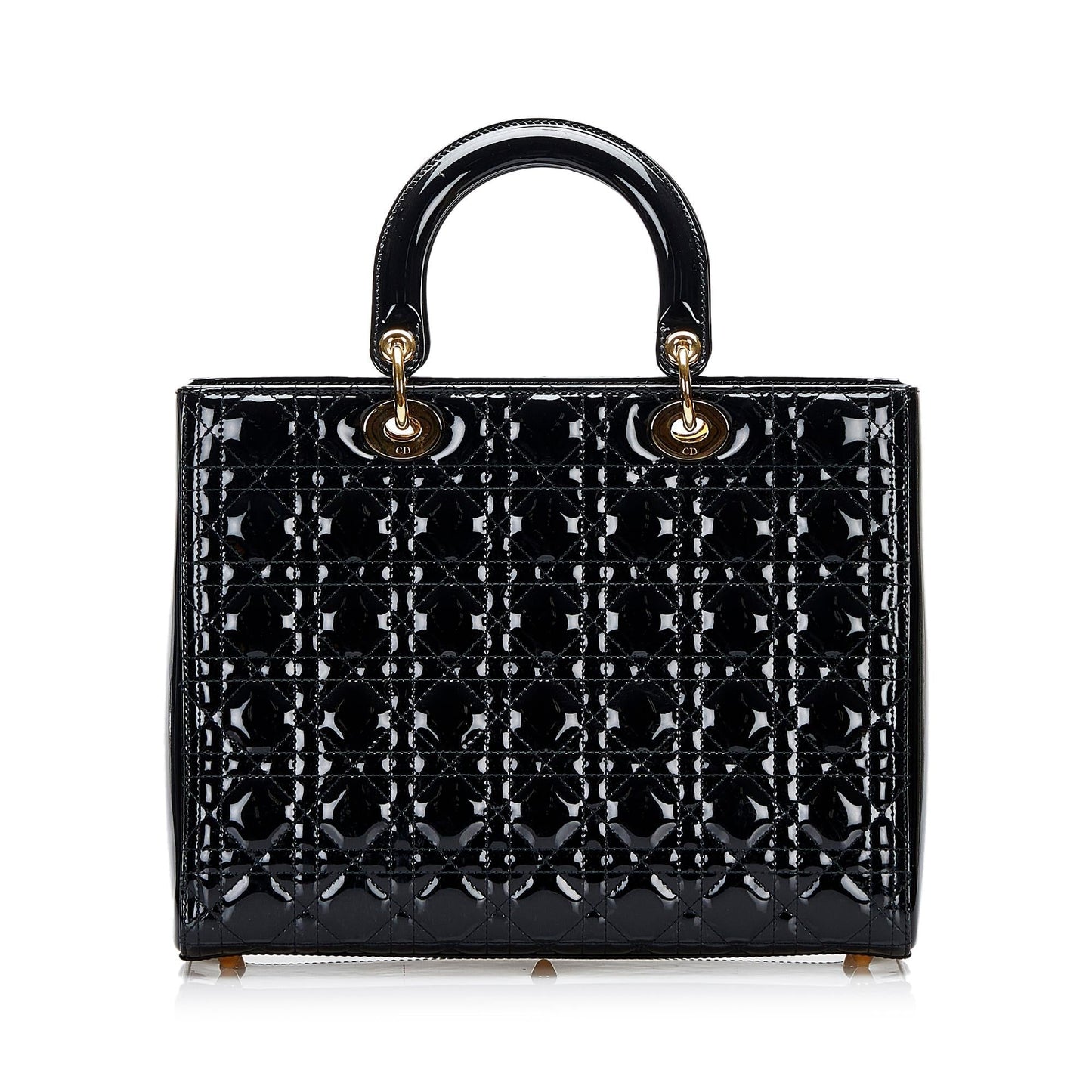 Luxury DiorLarge Cannage Patent Lady Luxury Dior(SHG-9I0WKs)
