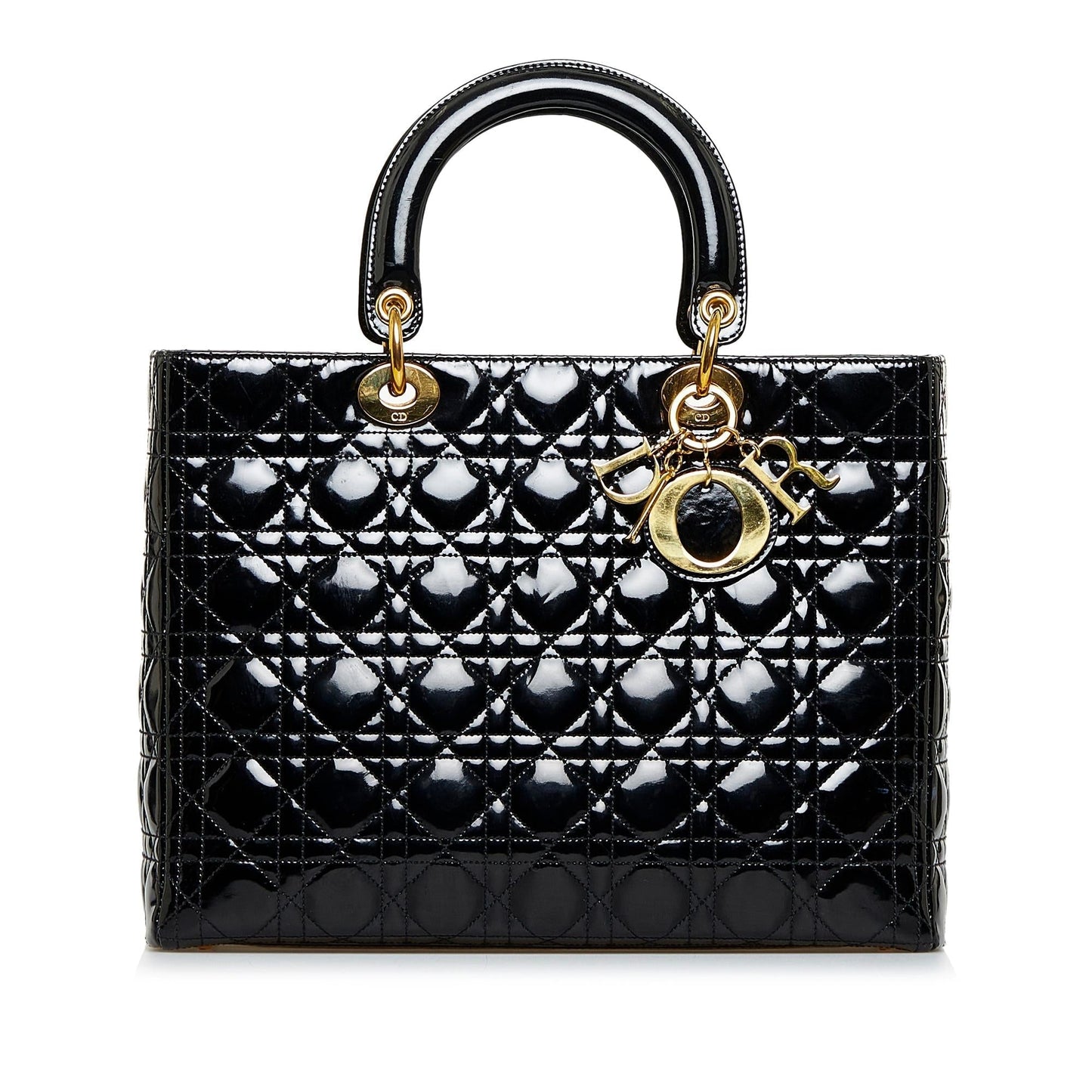 Luxury DiorLarge Cannage Patent Lady Luxury Dior(SHG-PODoLT)