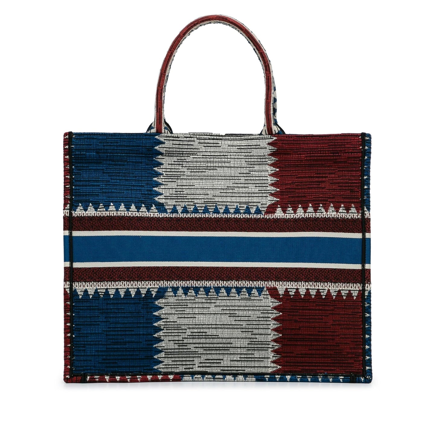 Luxury DiorLarge French Flag Book Tote (SHG-vWHMYc)