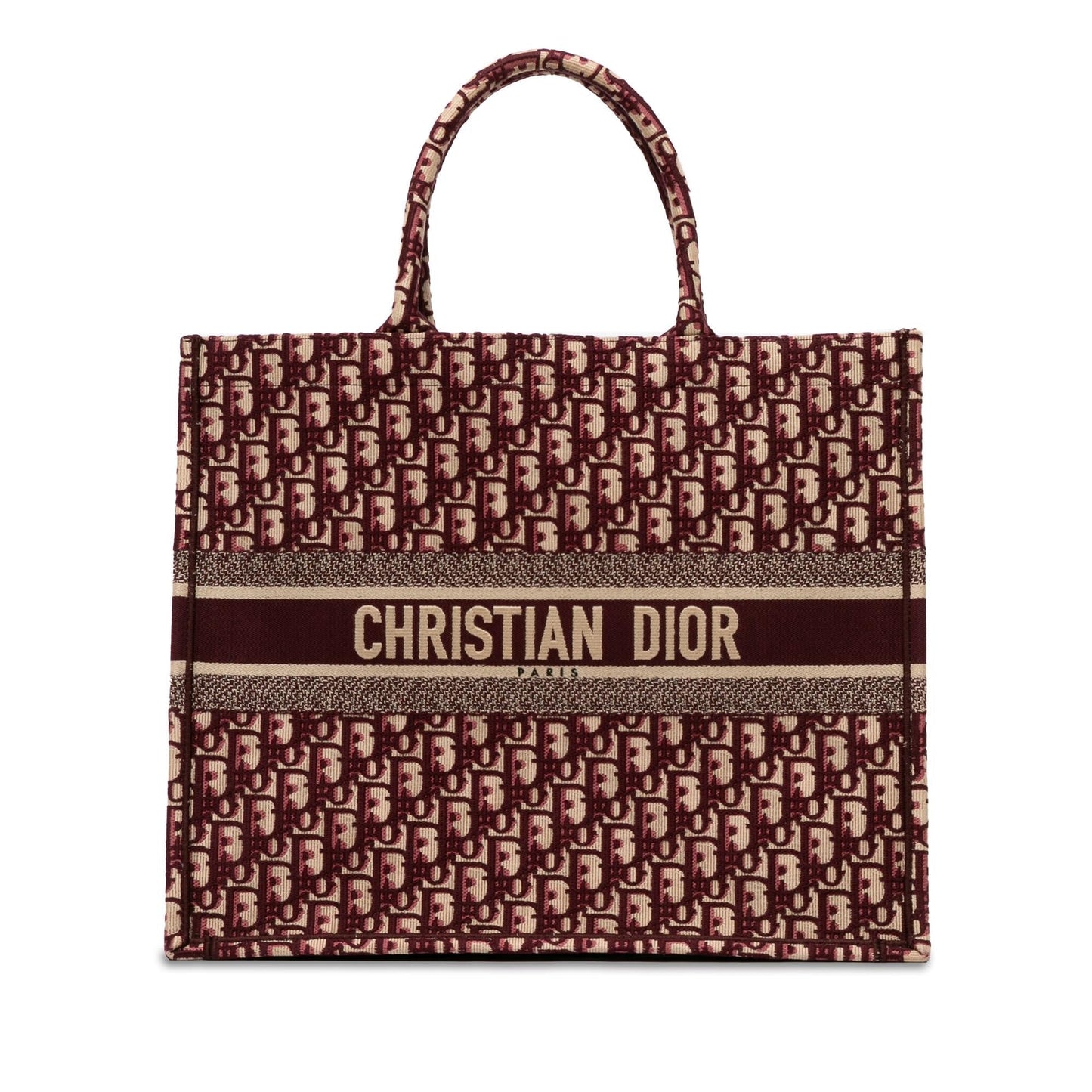 Luxury DiorLarge Oblique Book Tote (SHG-PVV7VV)