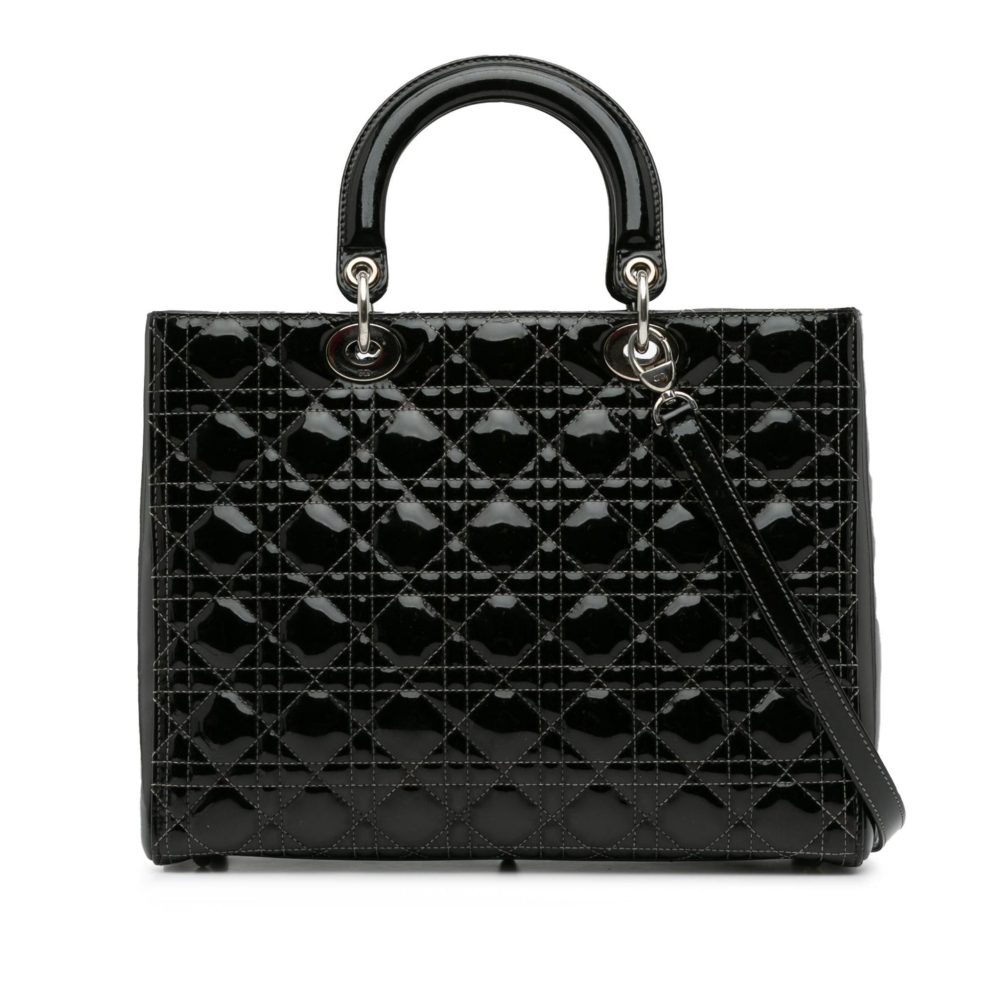 Luxury DiorLarge Patent Cannage Lady Luxury Dior(SHG-bYroL1)