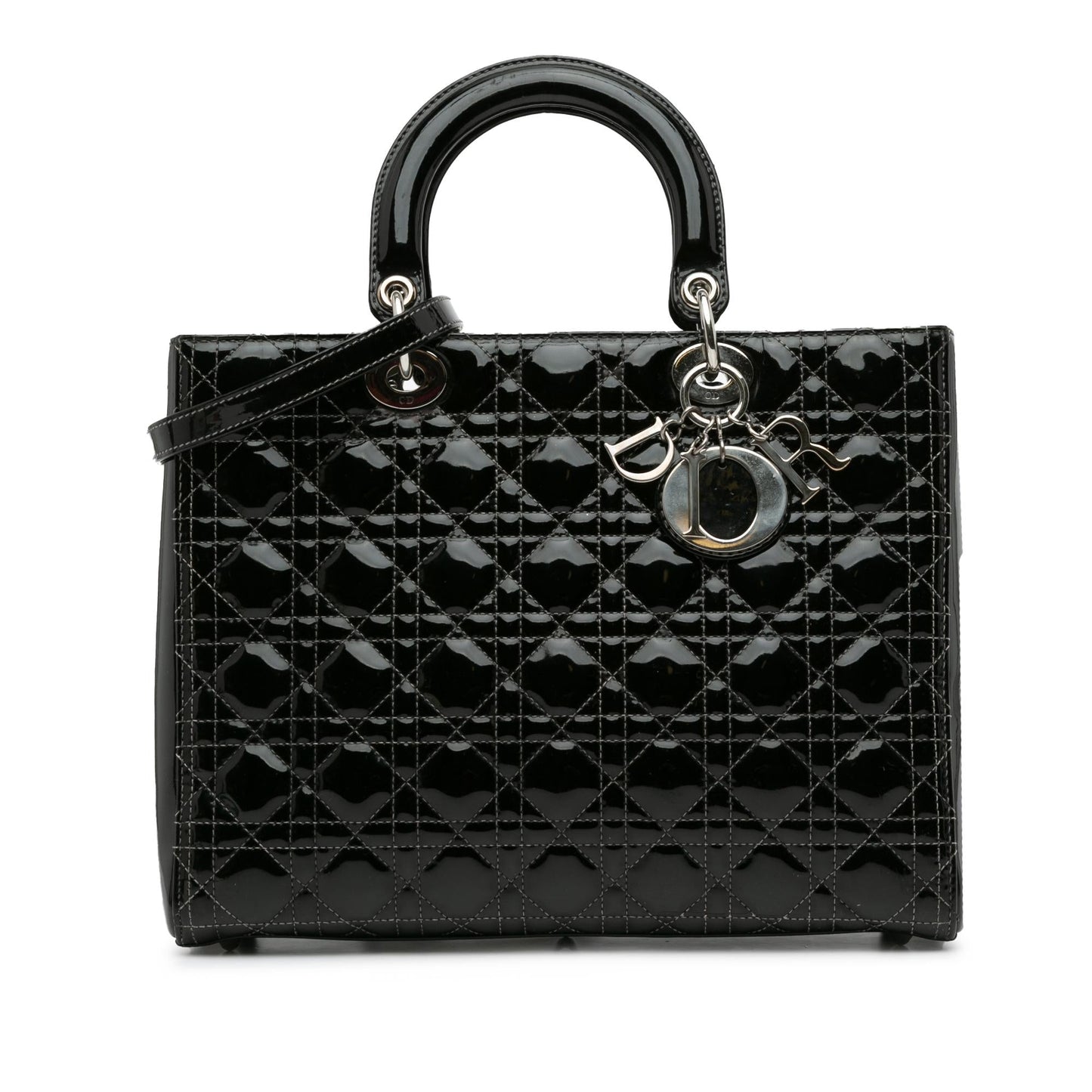 Luxury DiorLarge Patent Cannage Lady Luxury Dior(SHG-bYroL1)
