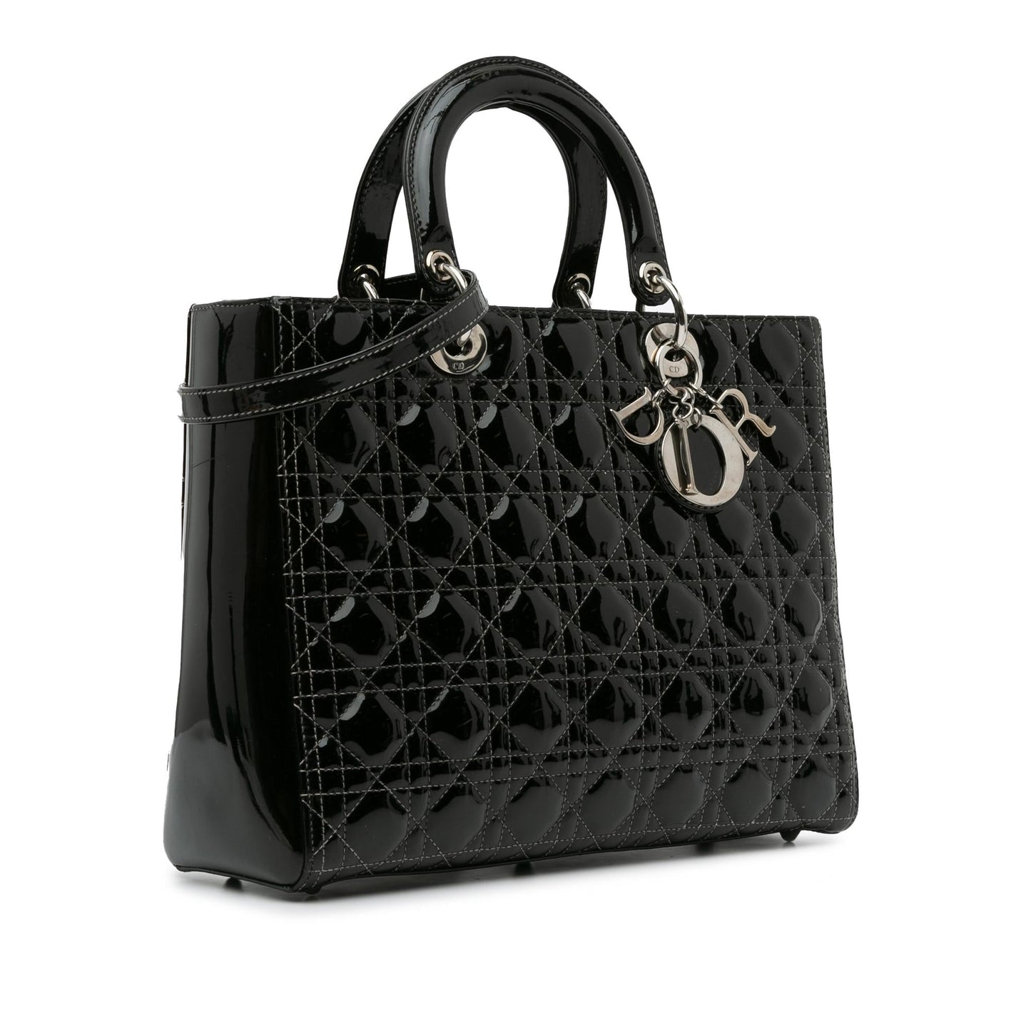 Luxury DiorLarge Patent Cannage Lady Luxury Dior(SHG-bYroL1)