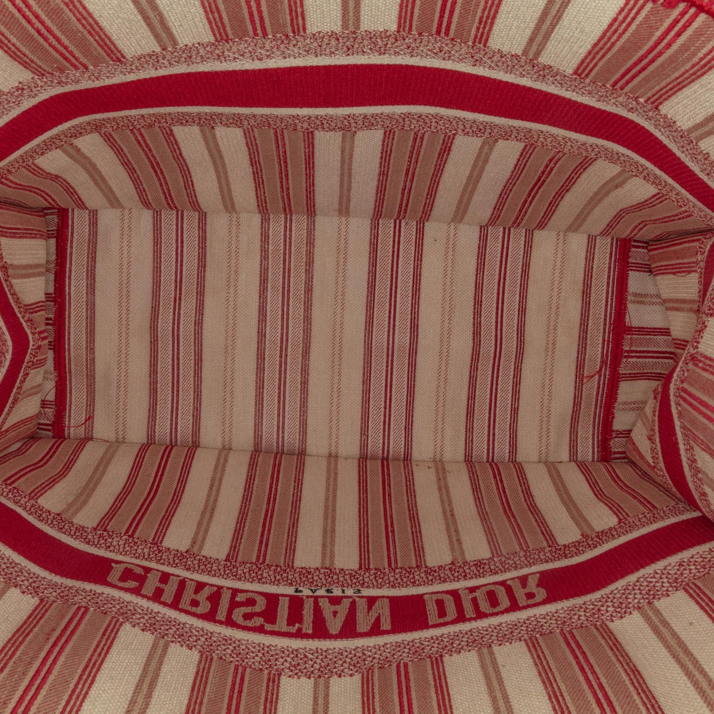 Luxury DiorLarge Striped Book Tote (SHG-eIF4St)