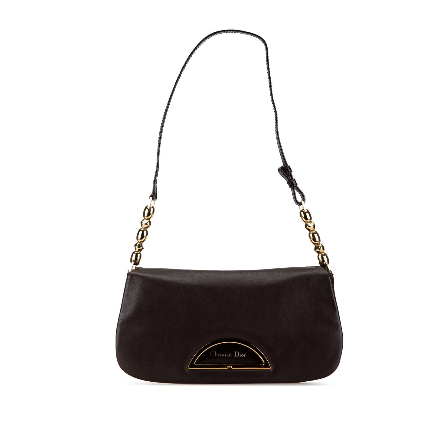 Luxury DiorLeather Malice Flap Shoulder Bag (SHG-WclOgO)