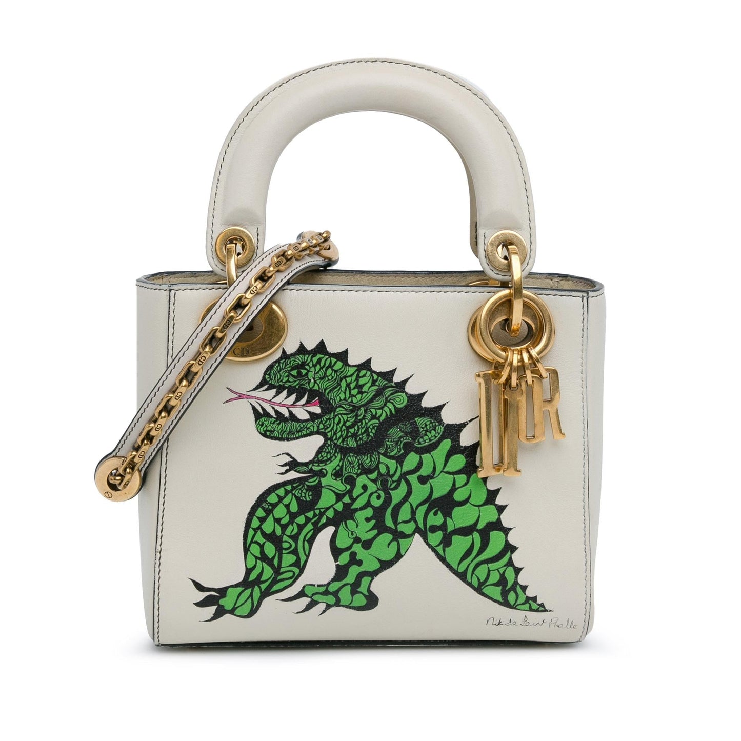 Luxury DiorLimited Edition Niki De Saint Phalle Mini Dragon Calfskin Lady Luxury Dior(SHG-cPVrsh)