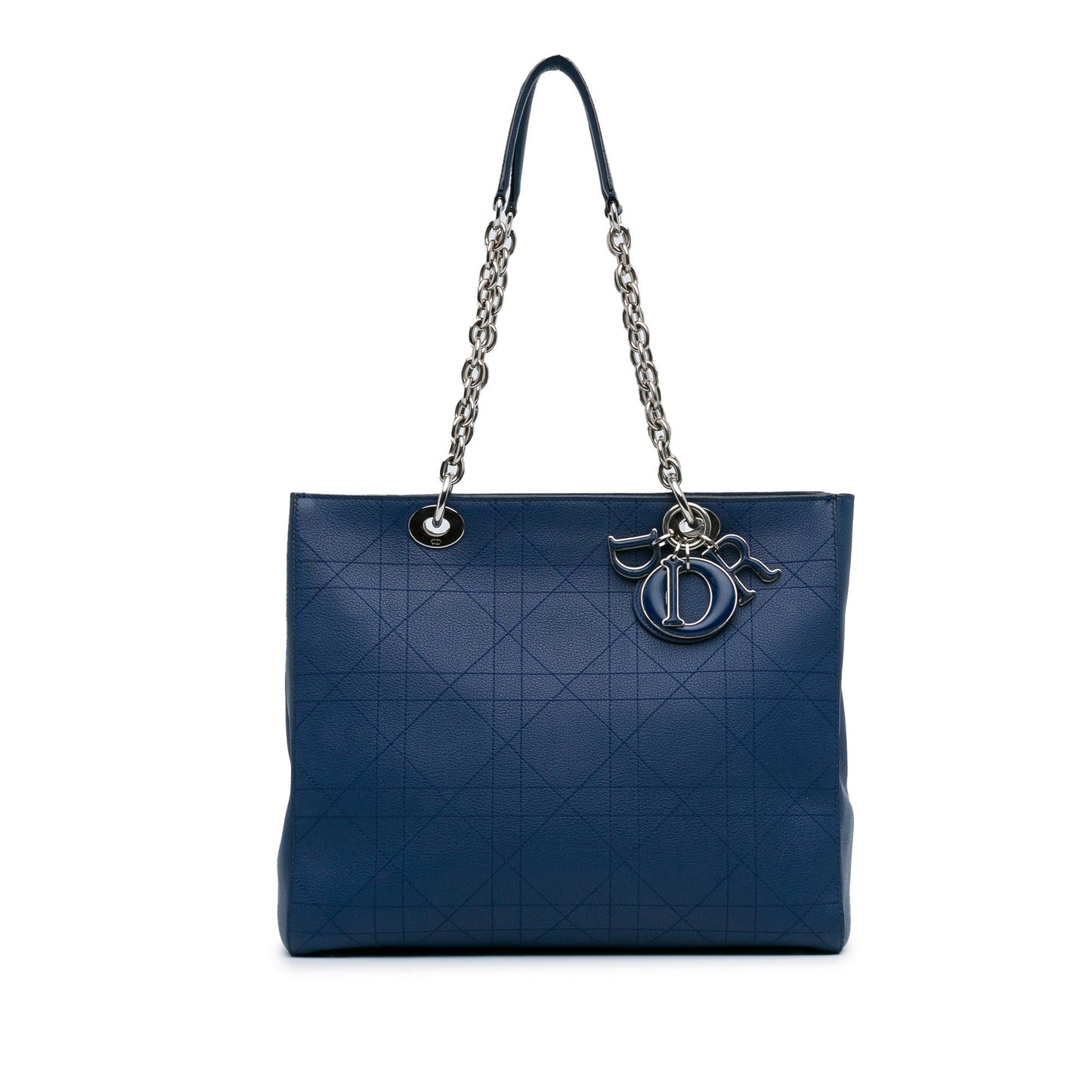 Luxury DiorMedium Calfskin Cannage UltraLuxury DiorTote (SHG-2YrDRK)