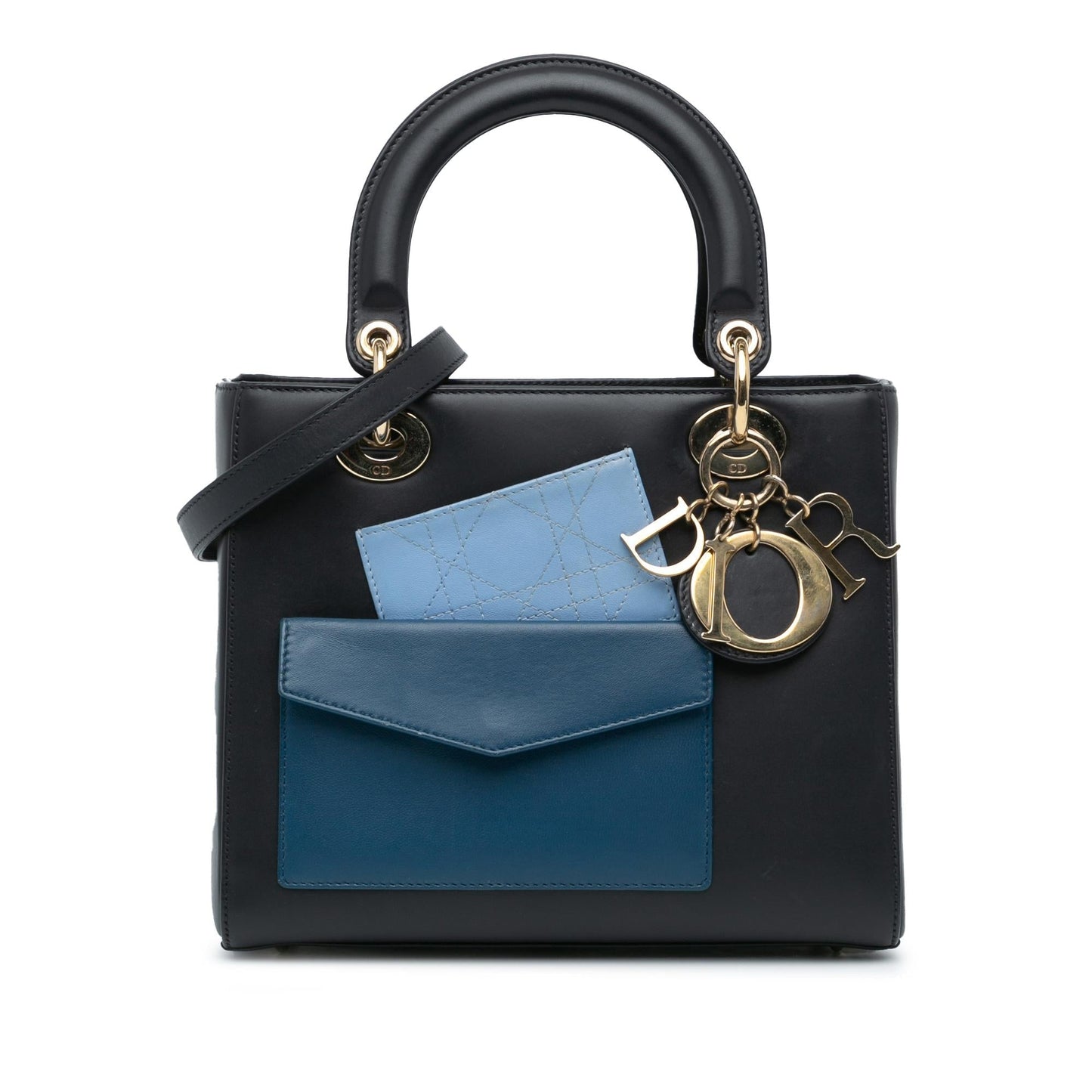 Luxury DiorMedium Calfskin Pockets Lady Luxury Dior(SHG-8Wnrer)