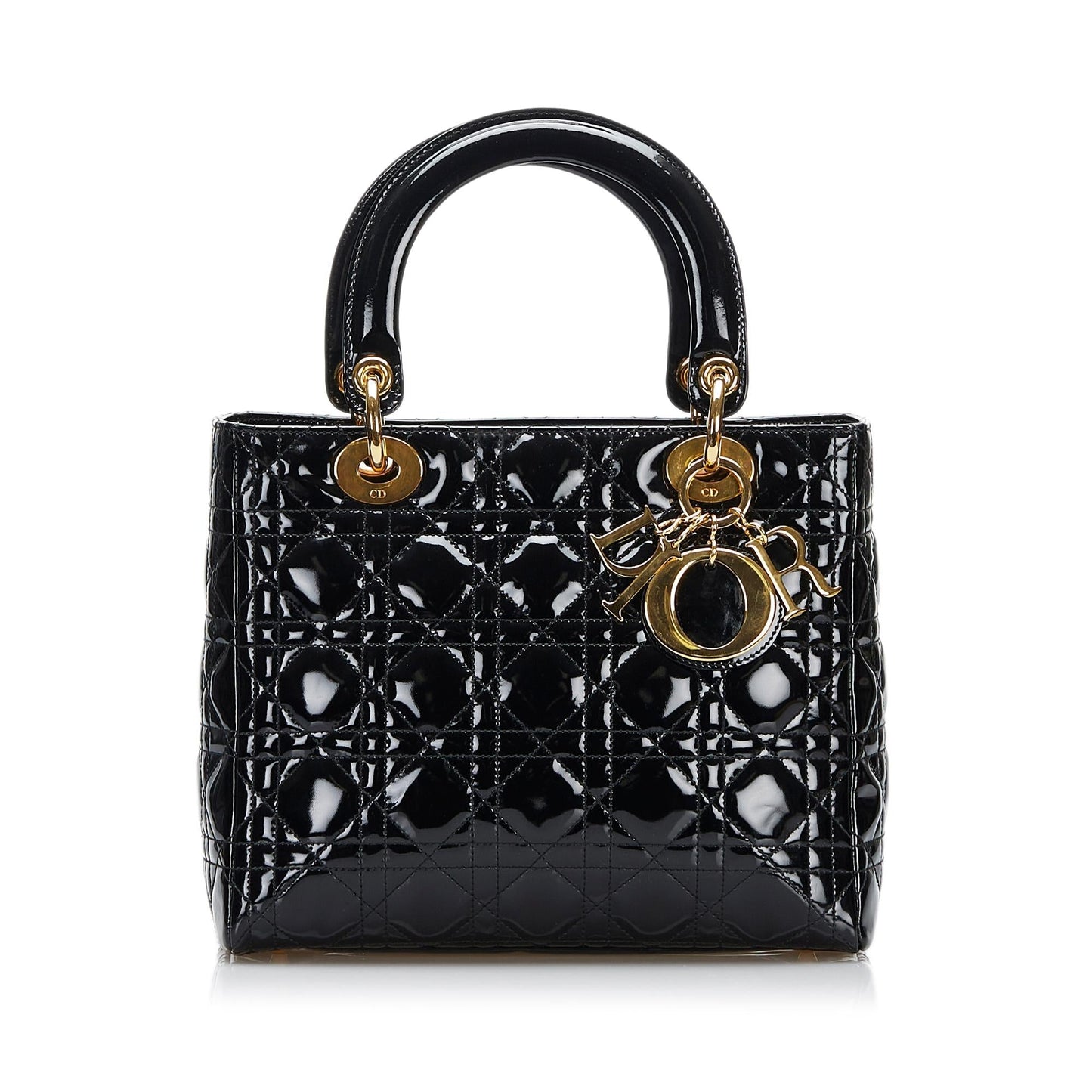 Luxury DiorMedium Cannage Patent Lady Luxury Dior(SHG-5vE5rj)