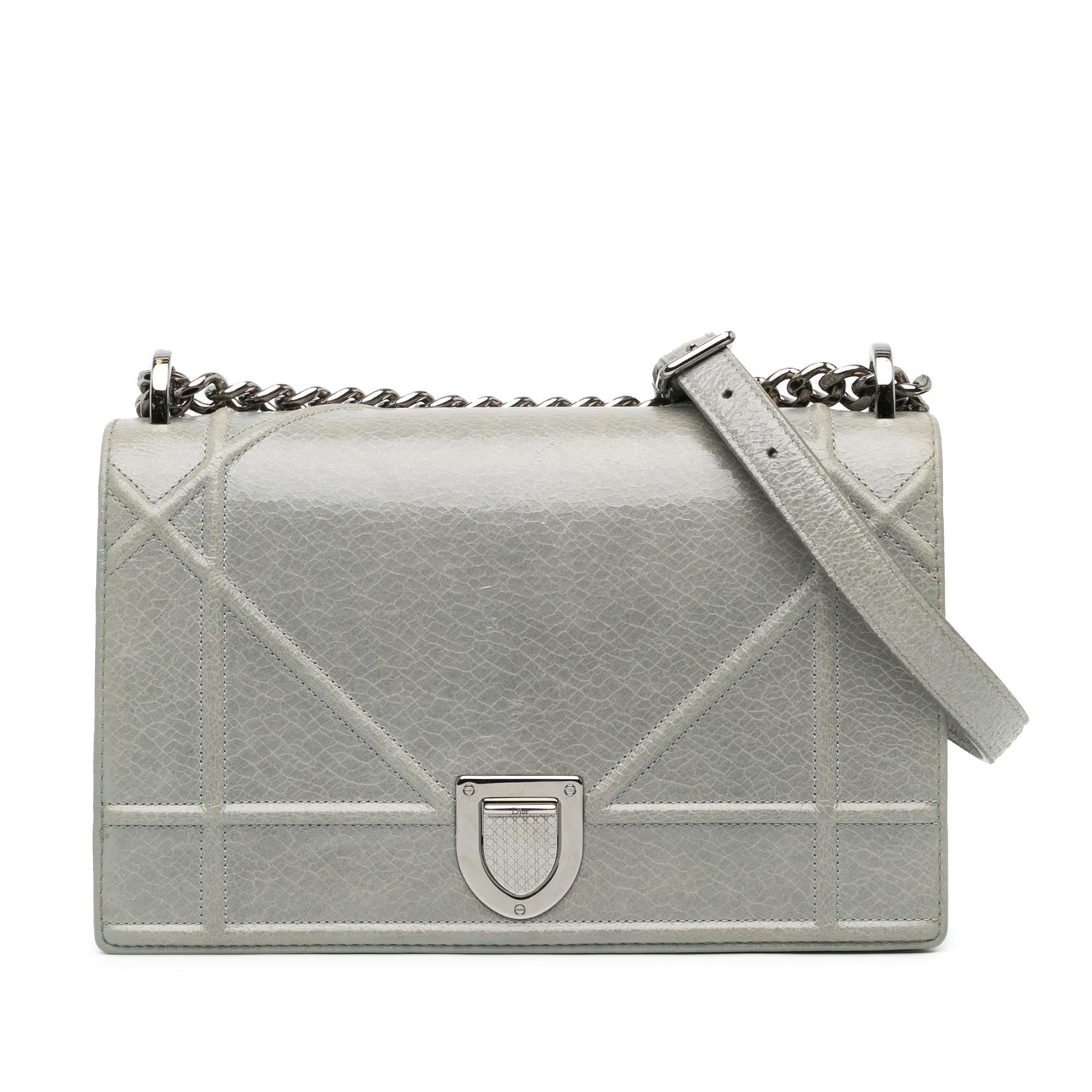 Luxury DiorMedium Crackled Deerskin Diorama Flap (SHG-EIyaB5)