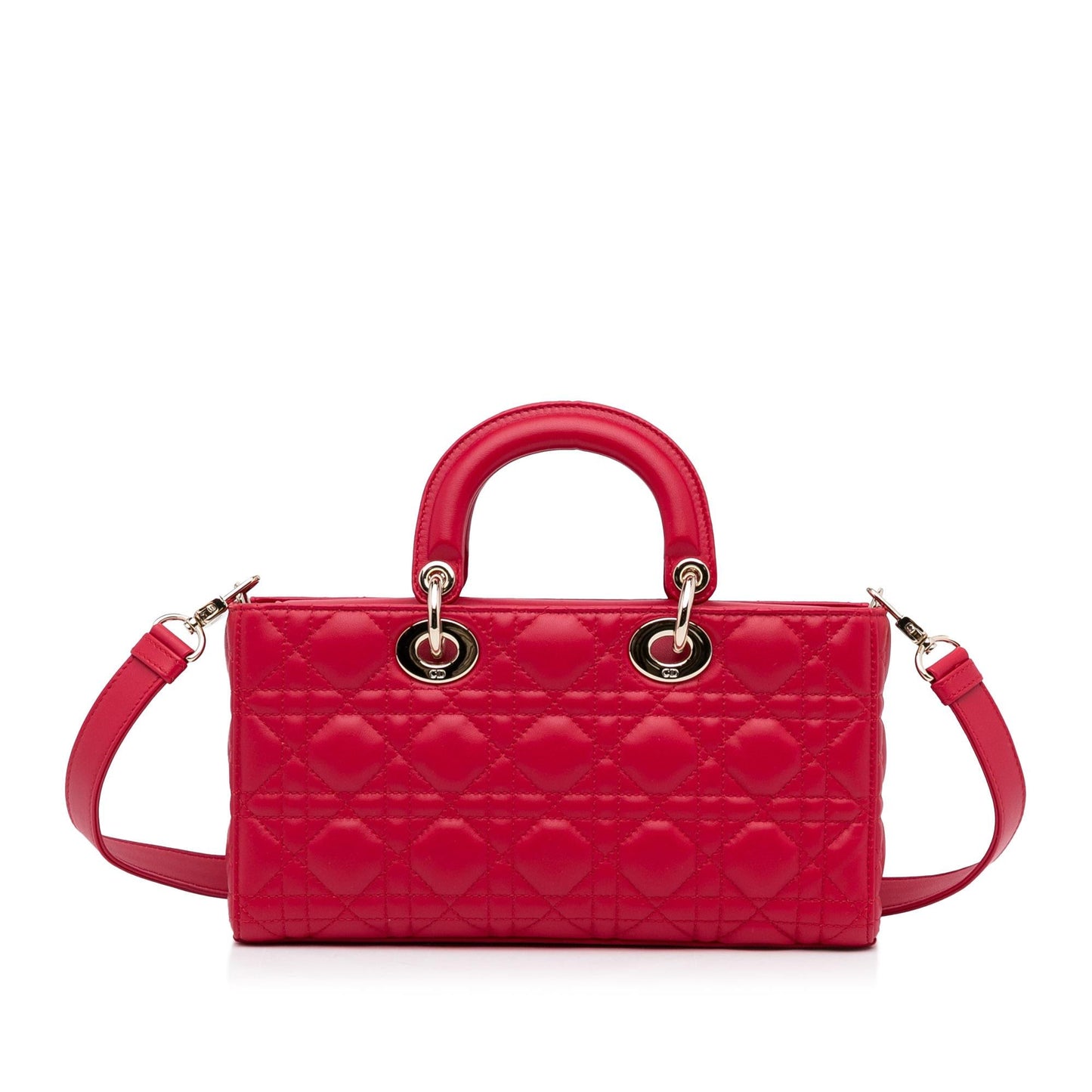 Luxury DiorMedium Lambskin Cannage Lady D-Joy (SHG-o5bvpw)