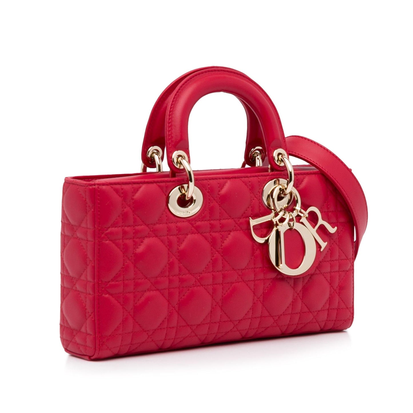 Luxury DiorMedium Lambskin Cannage Lady D-Joy (SHG-o5bvpw)