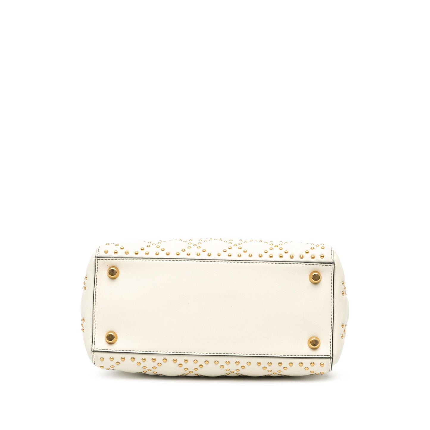 Luxury DiorMedium Lambskin Cannage Studded Supple Lady Luxury Dior(SHG-hub9mD)