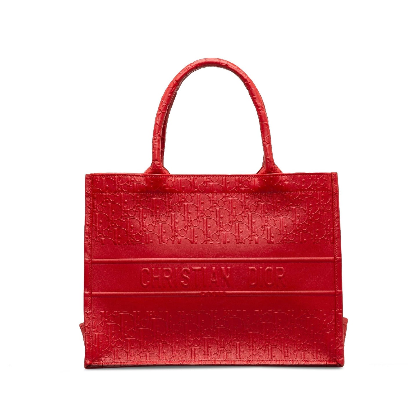Luxury DiorMedium Oblique Embossed Leather Book Tote (SHG-iqfn3c)
