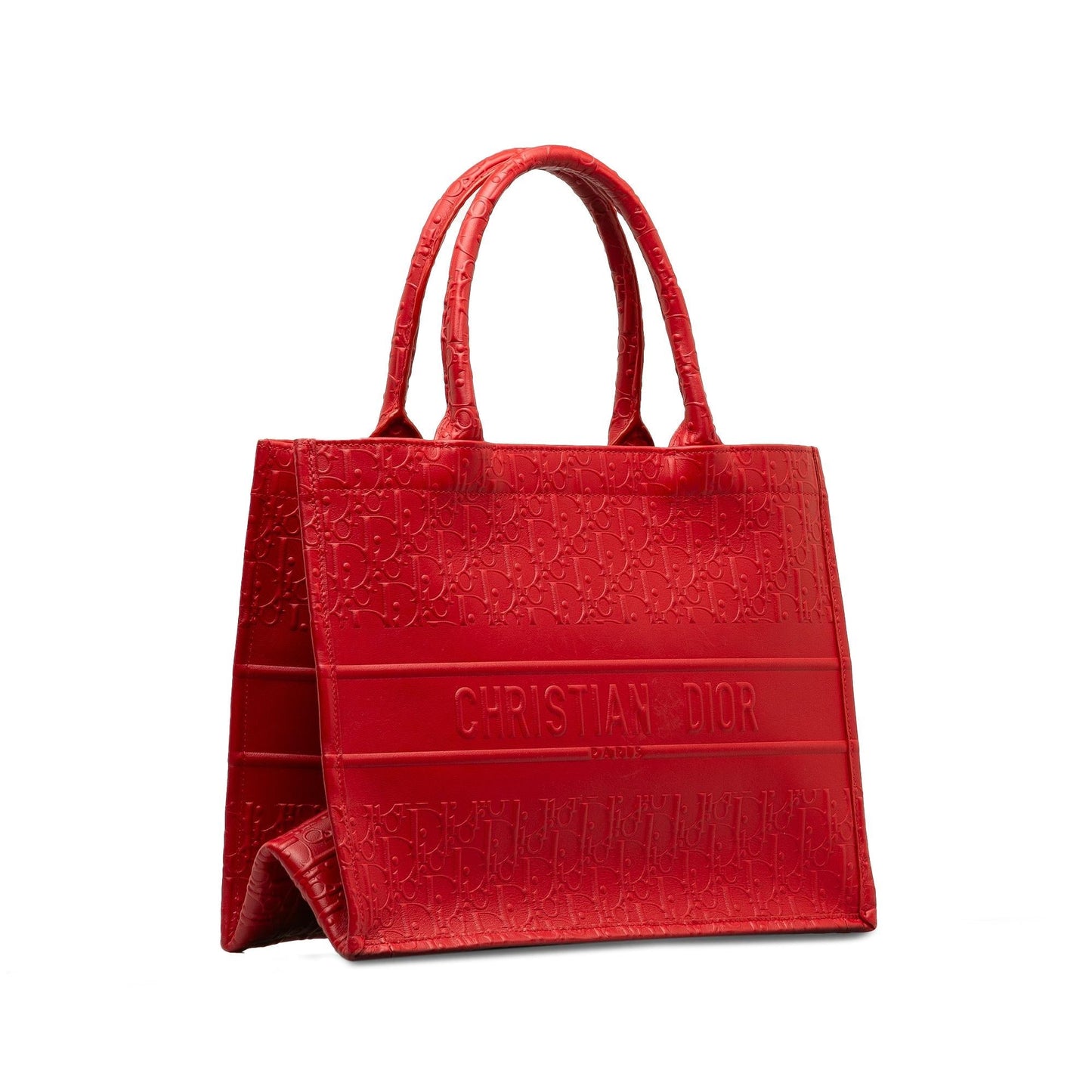 Luxury DiorMedium Oblique Embossed Leather Book Tote (SHG-iqfn3c)