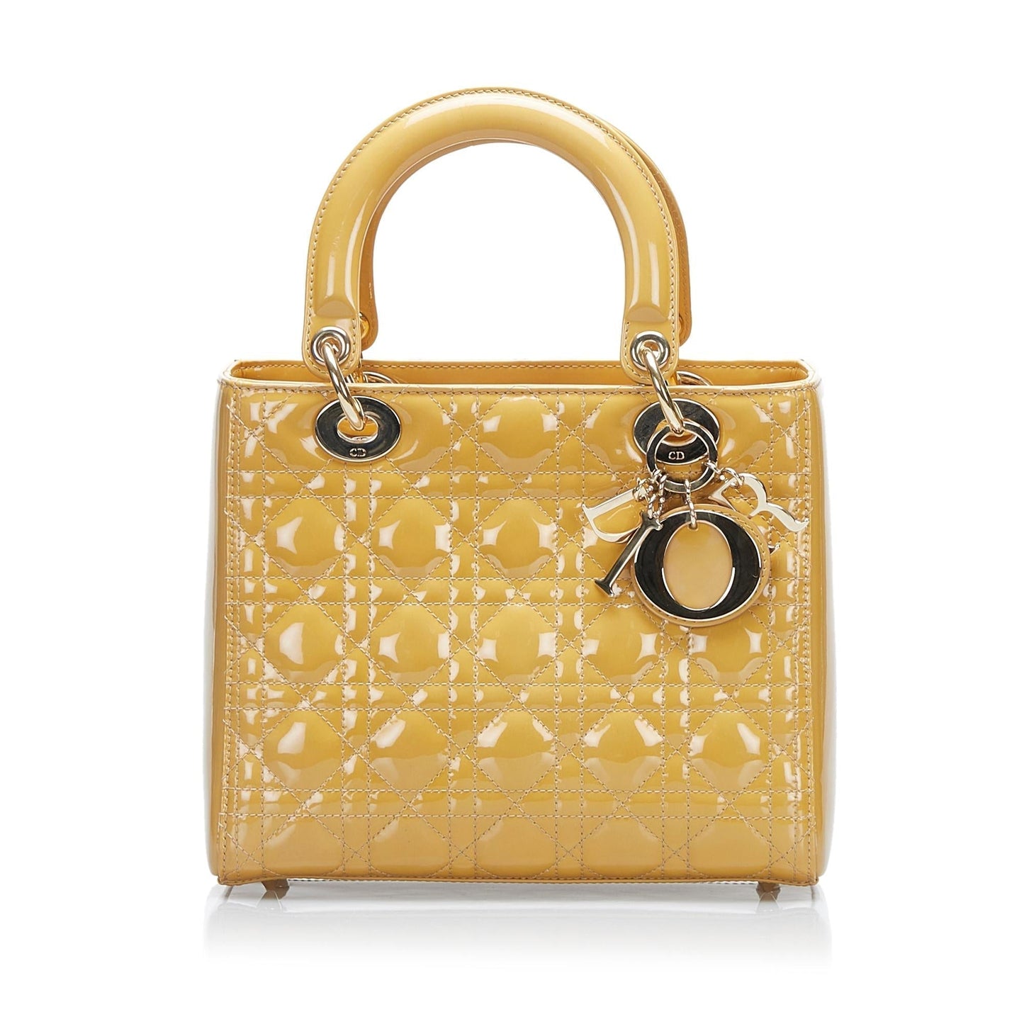 Luxury DiorMedium Patent Cannage Lady Luxury Dior(SHG-3ZyBZO)