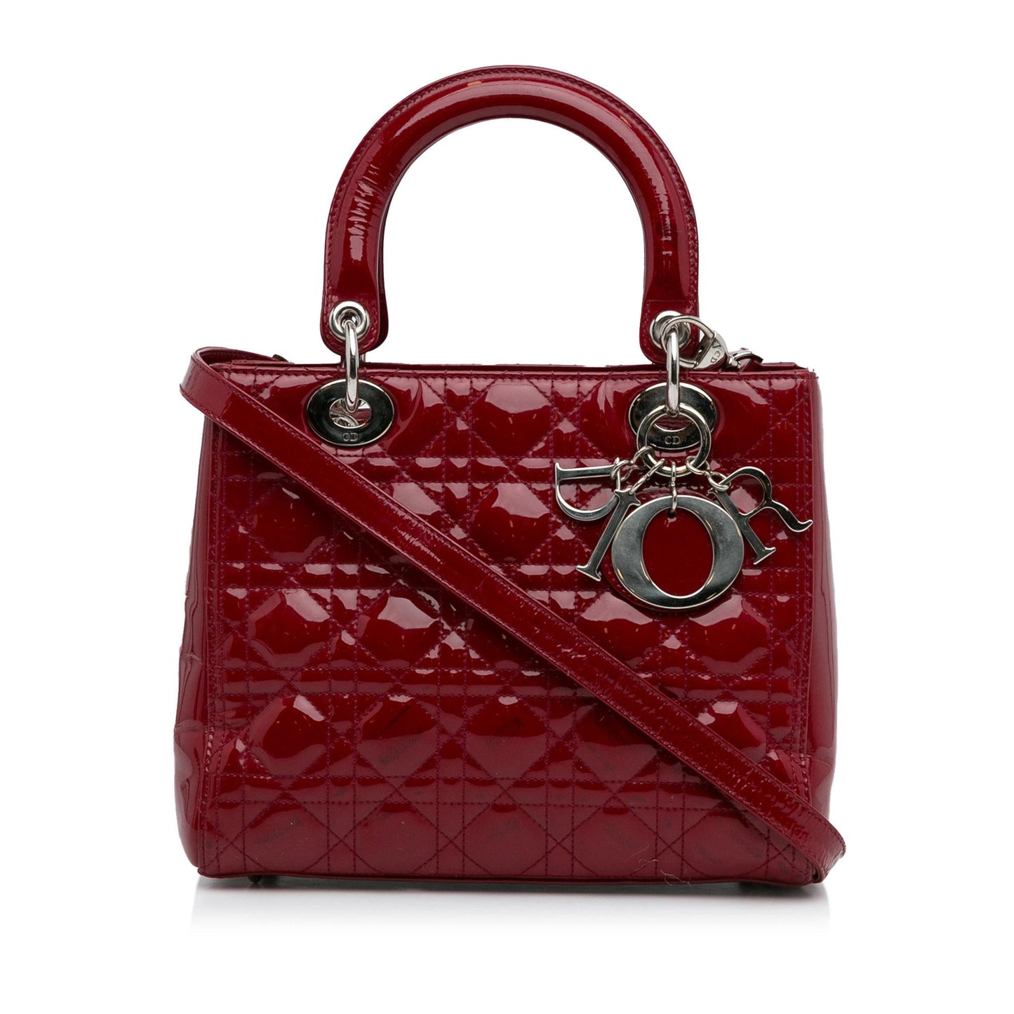 Luxury DiorMedium Patent Cannage Lady Luxury Dior(SHG-8YKOE0)