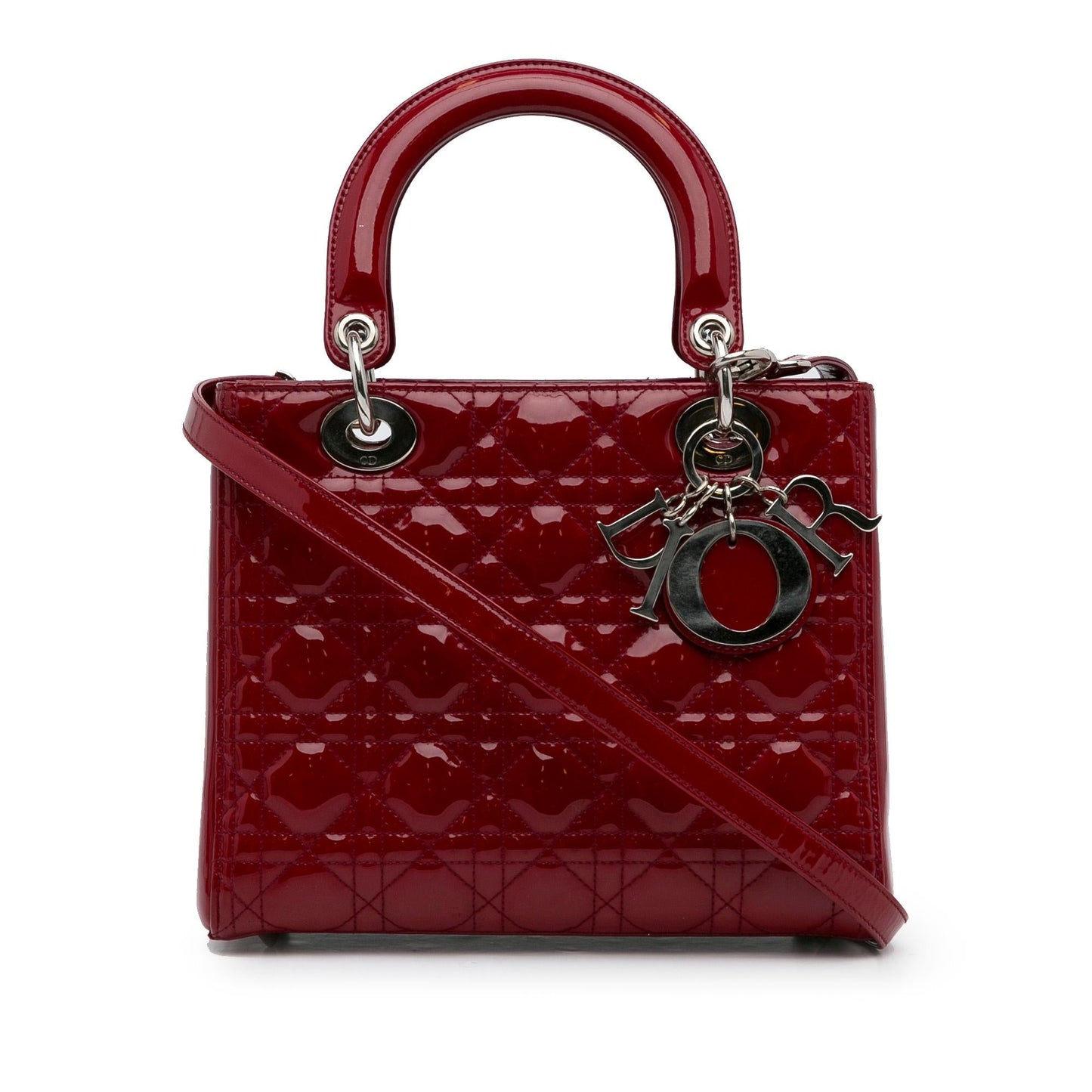 Luxury DiorMedium Patent Cannage Lady Luxury Dior(SHG-mFPZ0Z)