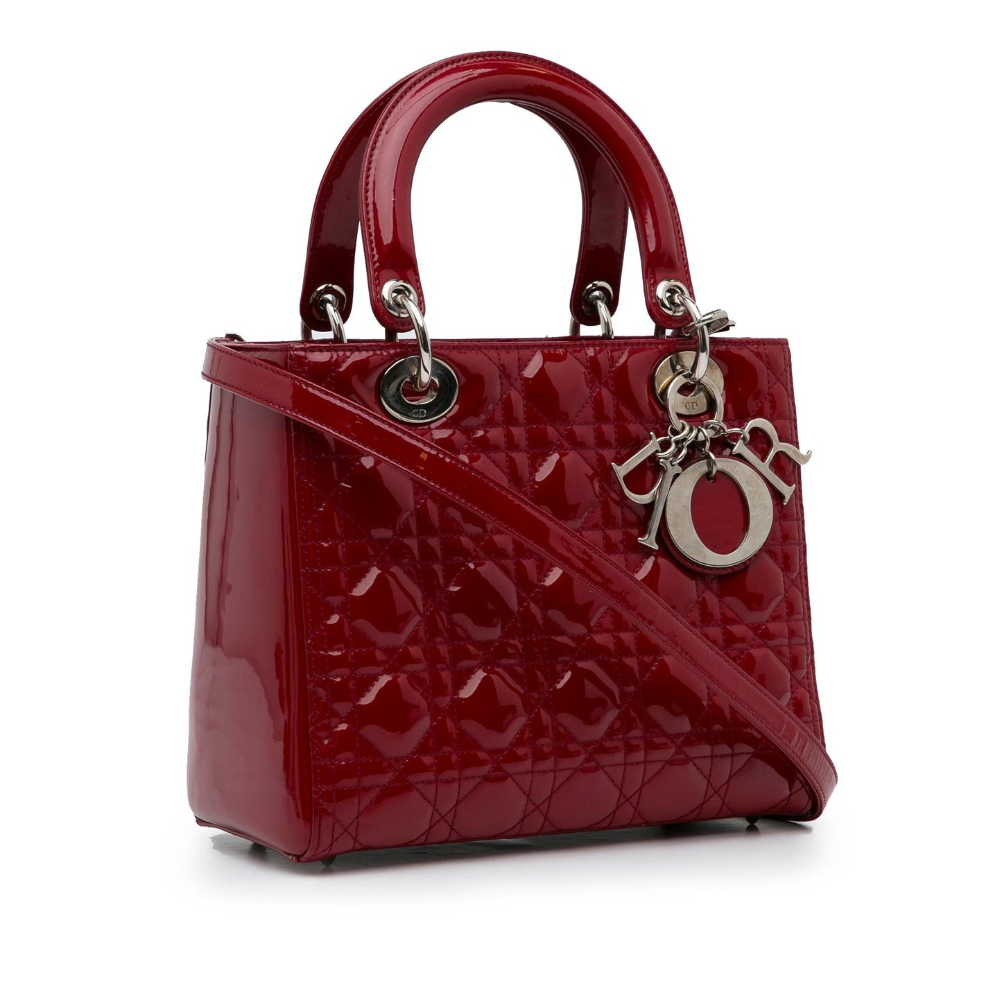 Luxury DiorMedium Patent Cannage Lady Luxury Dior(SHG-mFPZ0Z)