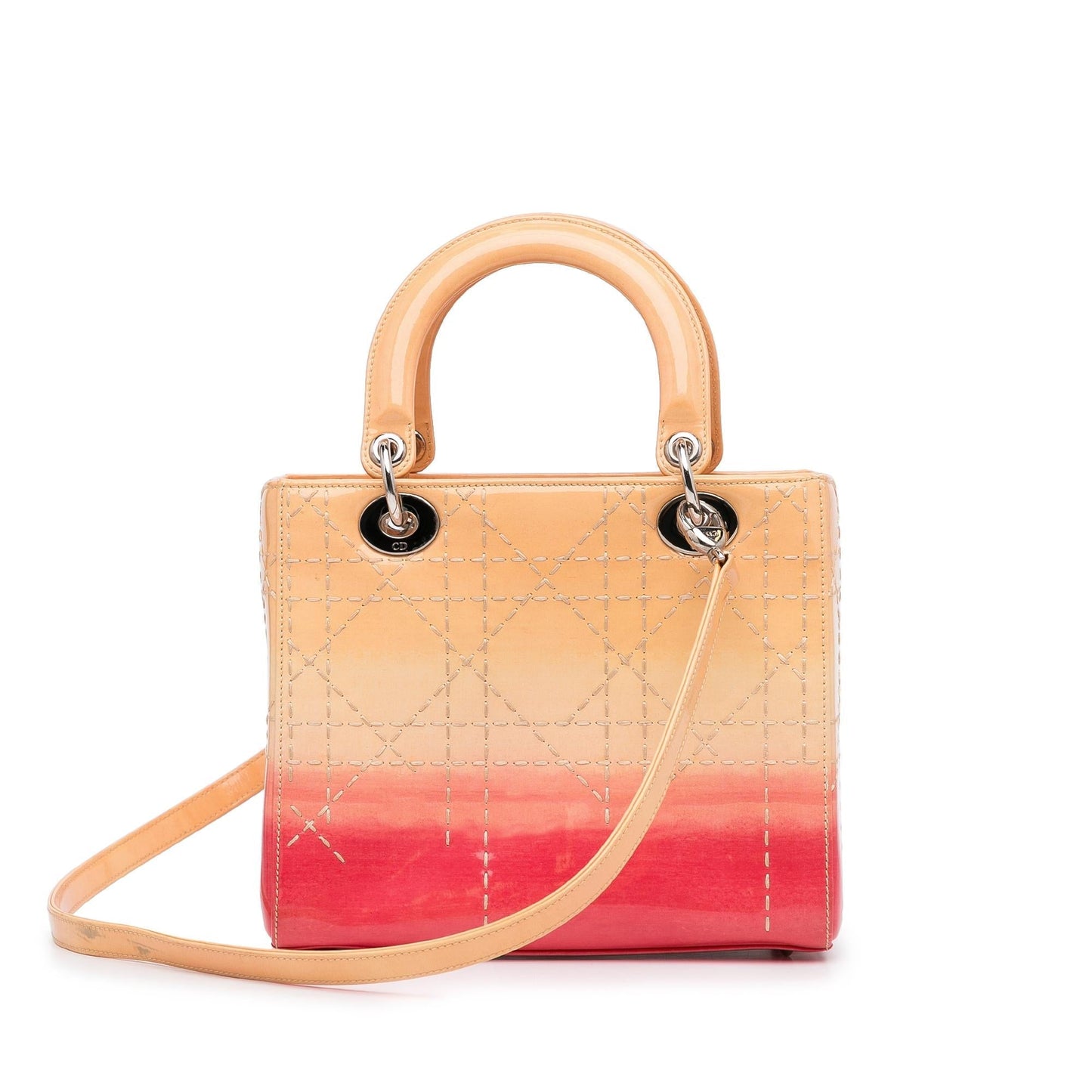 Luxury DiorMedium Patent Ombre Cannage Lady Luxury Dior(SHG-jRDtNF)