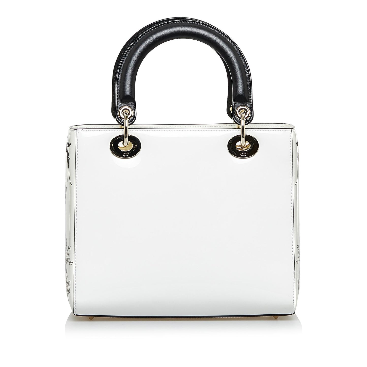 Luxury DiorMedium Patent Toile de Jouy Lady Luxury Dior(SHG-yRdCAm)