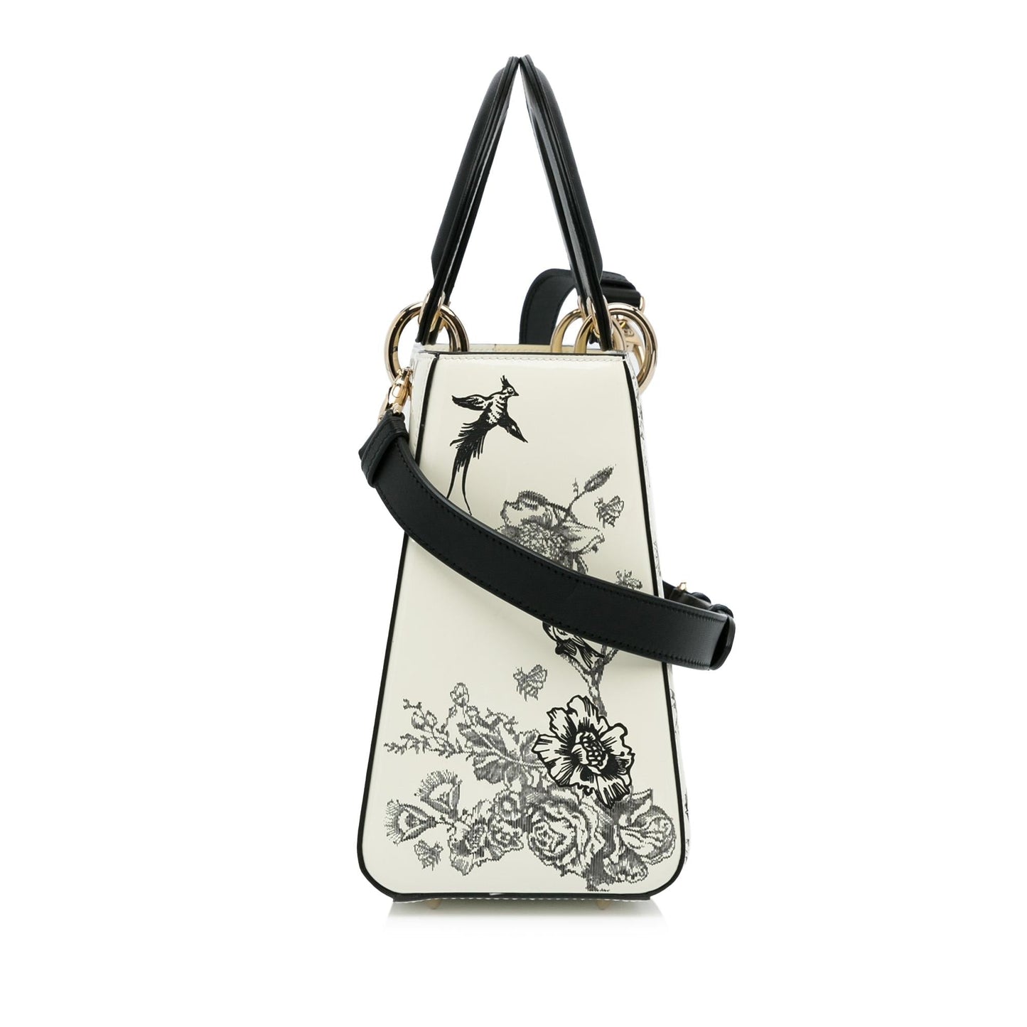Luxury DiorMedium Patent Toile de Jouy Lady Luxury Dior(SHG-srQnuo)
