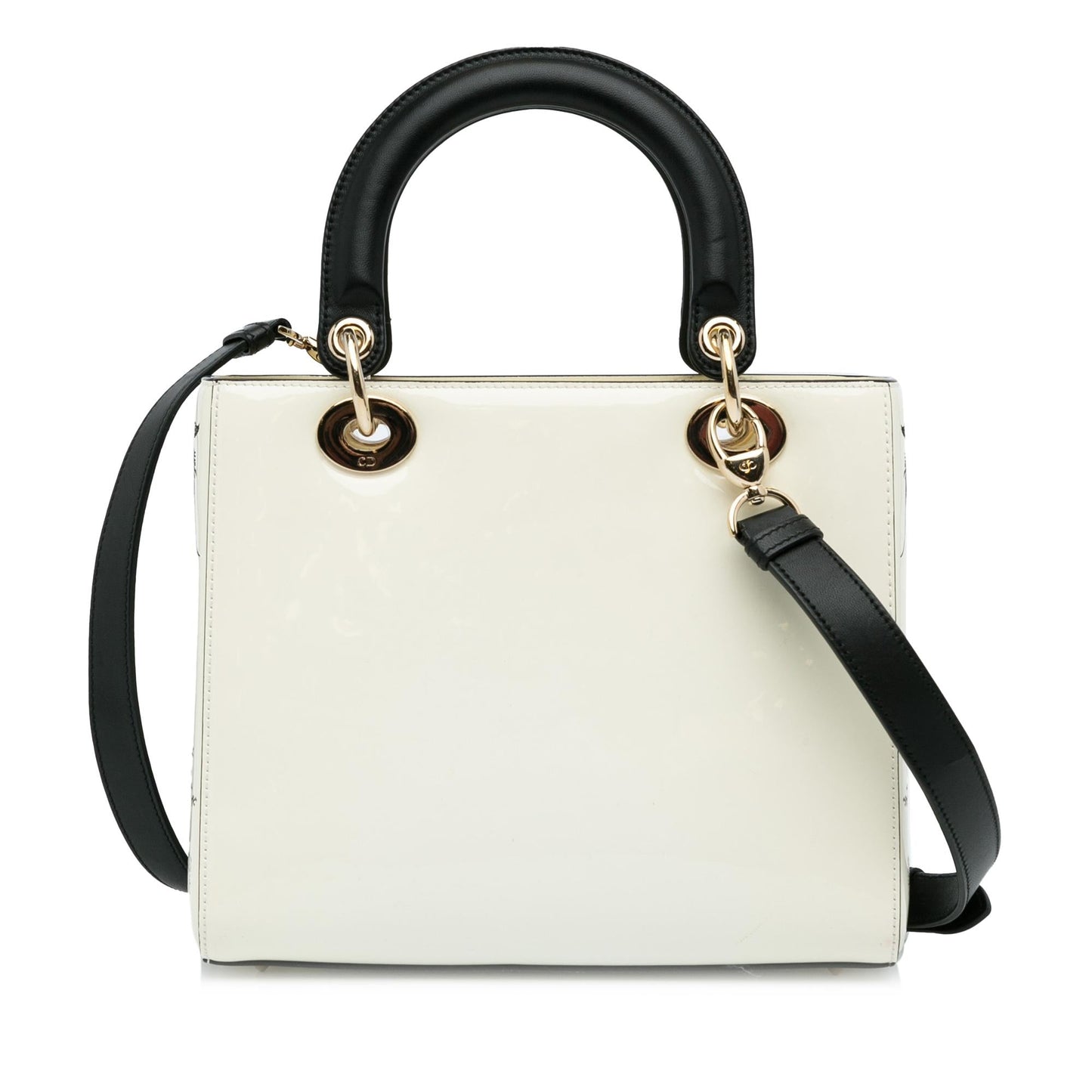 Luxury DiorMedium Patent Toile de Jouy Lady Luxury Dior(SHG-srQnuo)