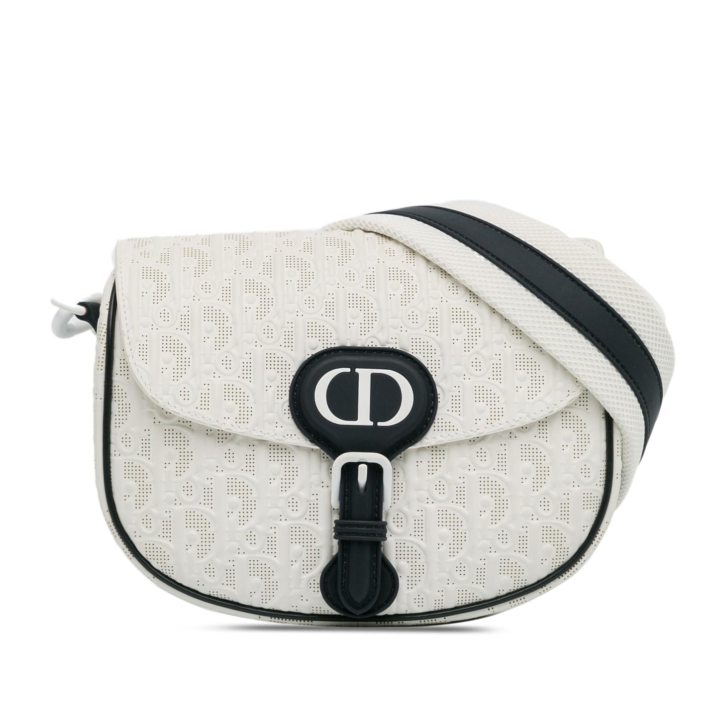 Luxury DiorMedium Perforated Calfskin Oblique Bobby Flap (SHG-zL85u9)