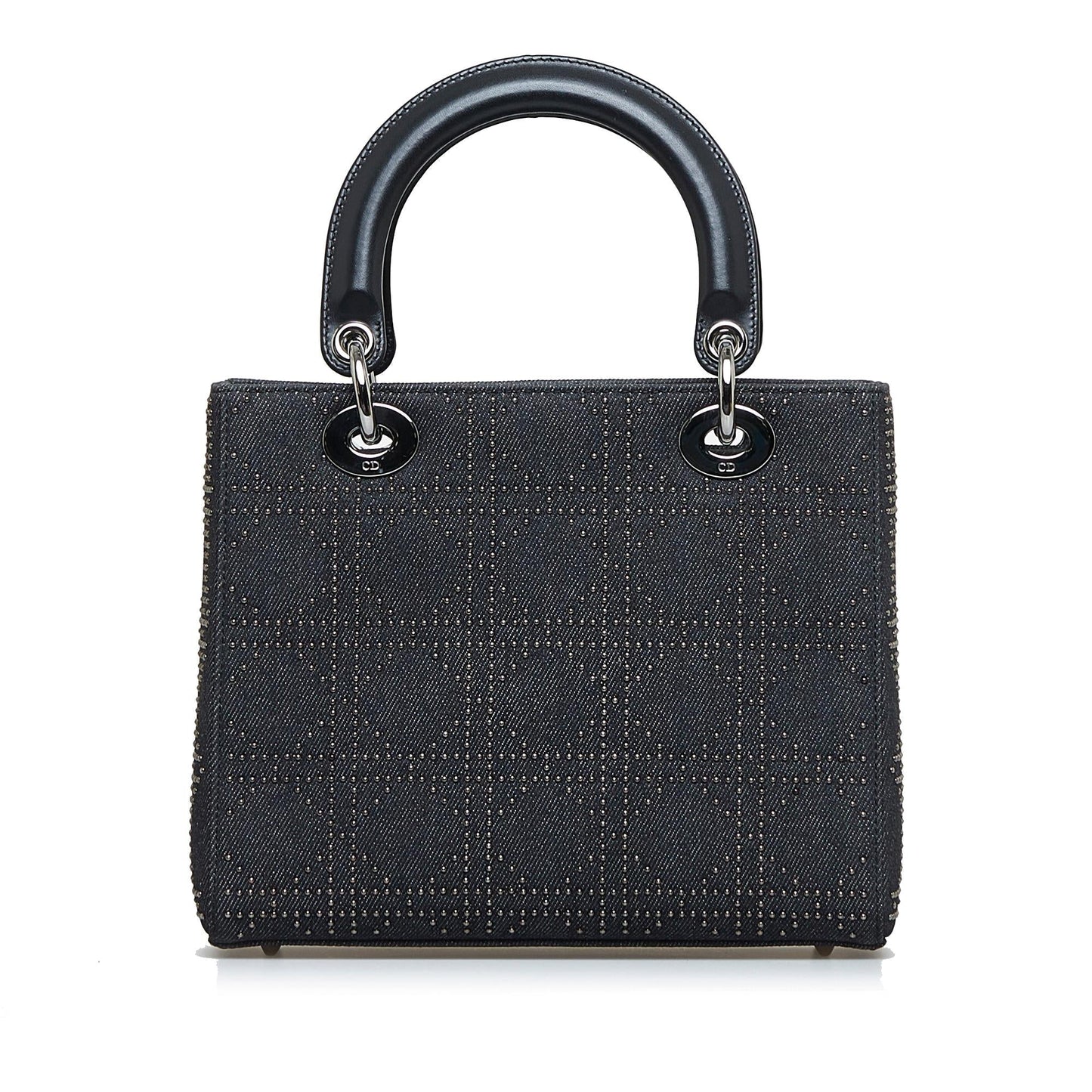 Luxury DiorMedium Studded Denim Lady Luxury Dior(SHG-8PByZn)