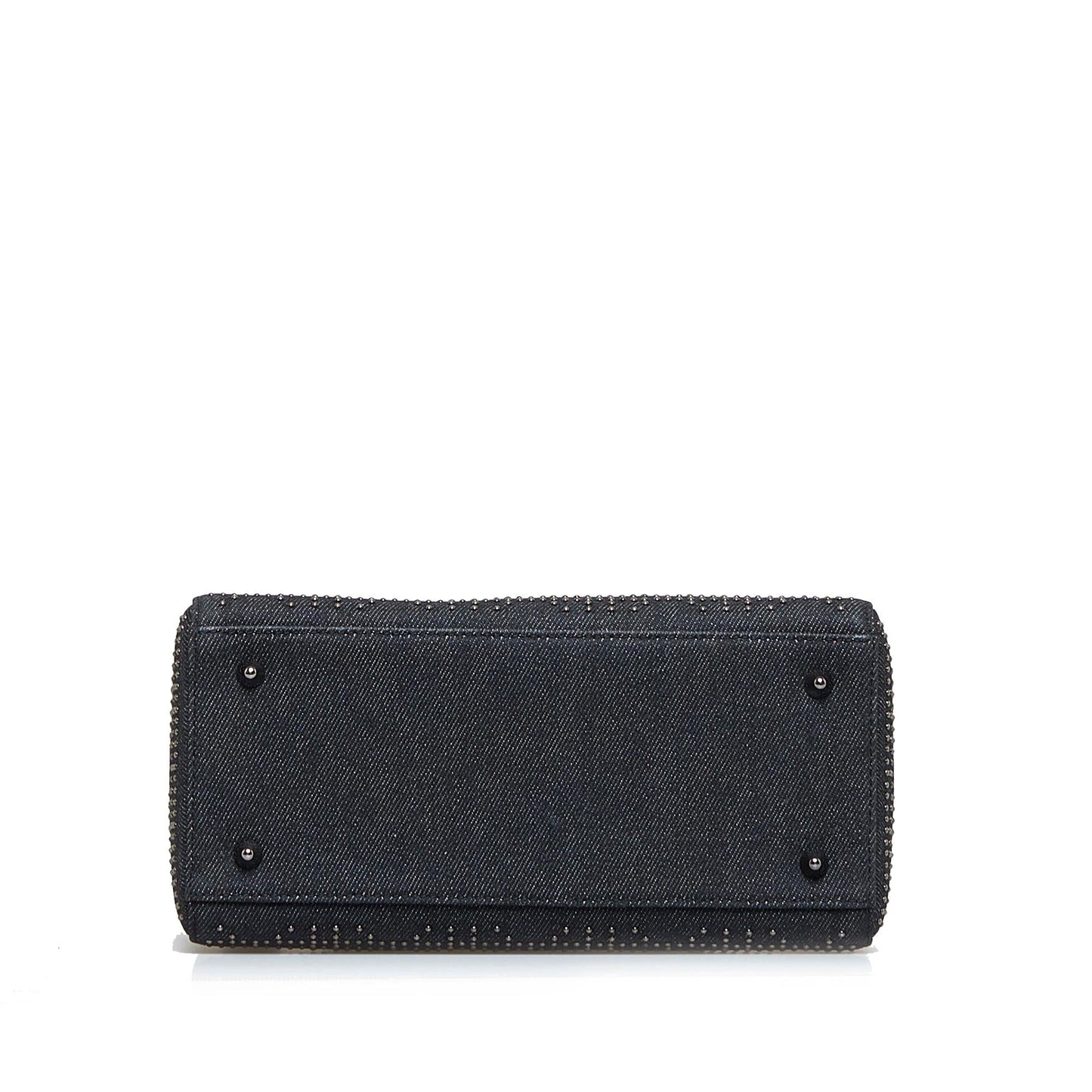 Luxury DiorMedium Studded Denim Lady Luxury Dior(SHG-8PByZn)