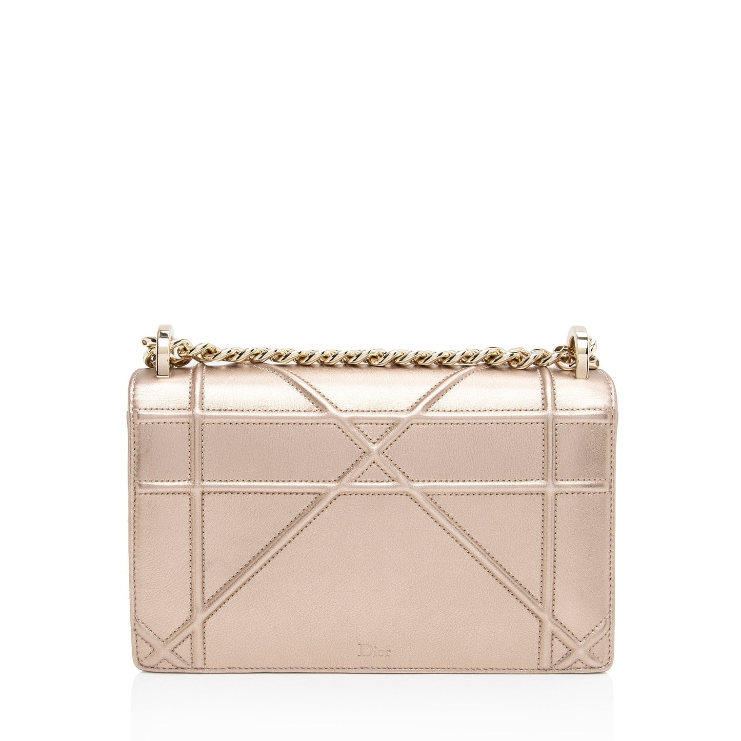 Luxury DiorMetallic Calfskin Diorama Medium Shoulder Bag (SHF-PdJzO1)