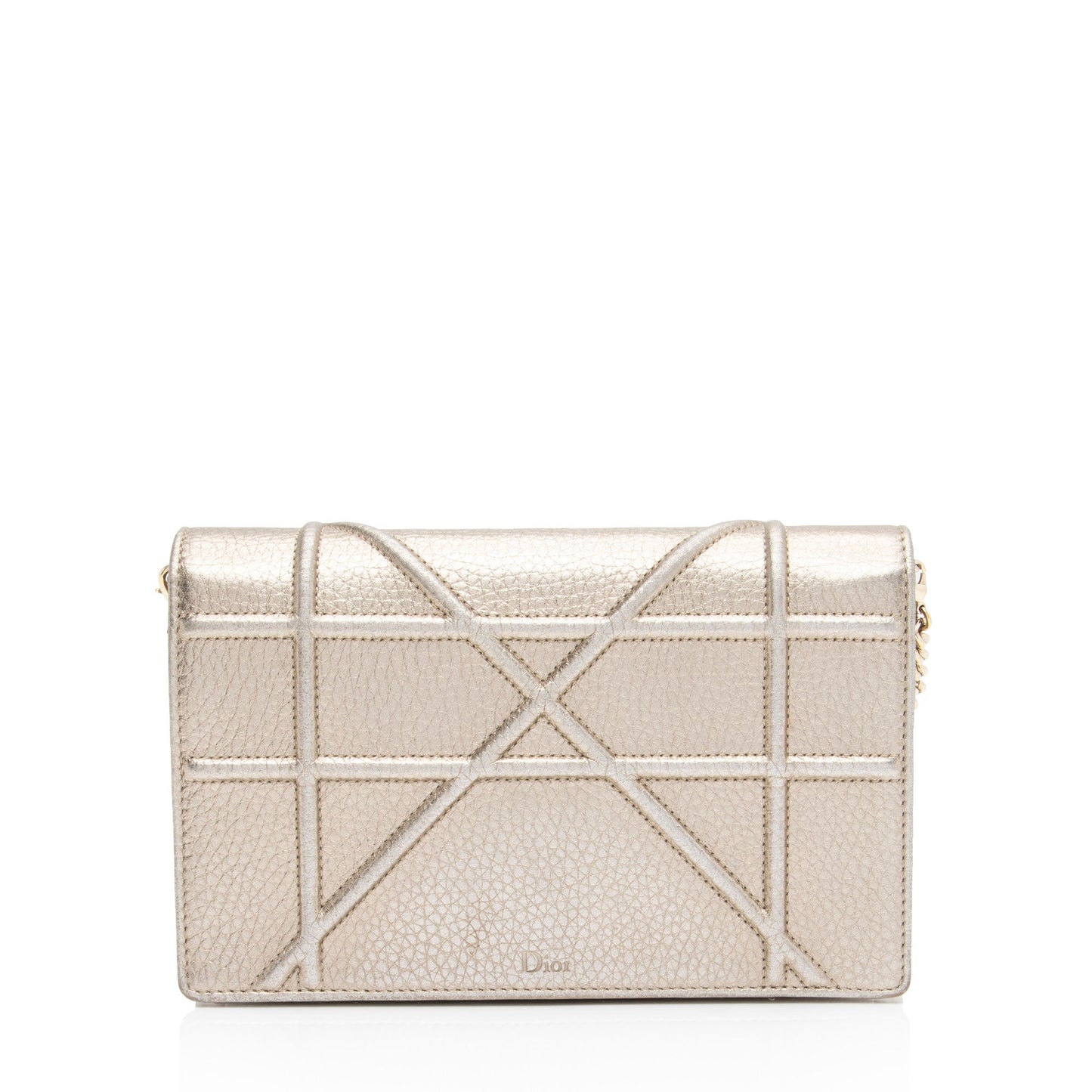 Luxury DiorMetallic Calfskin Diorama Wallet on Chain Bag (SHF-rpZnj7)