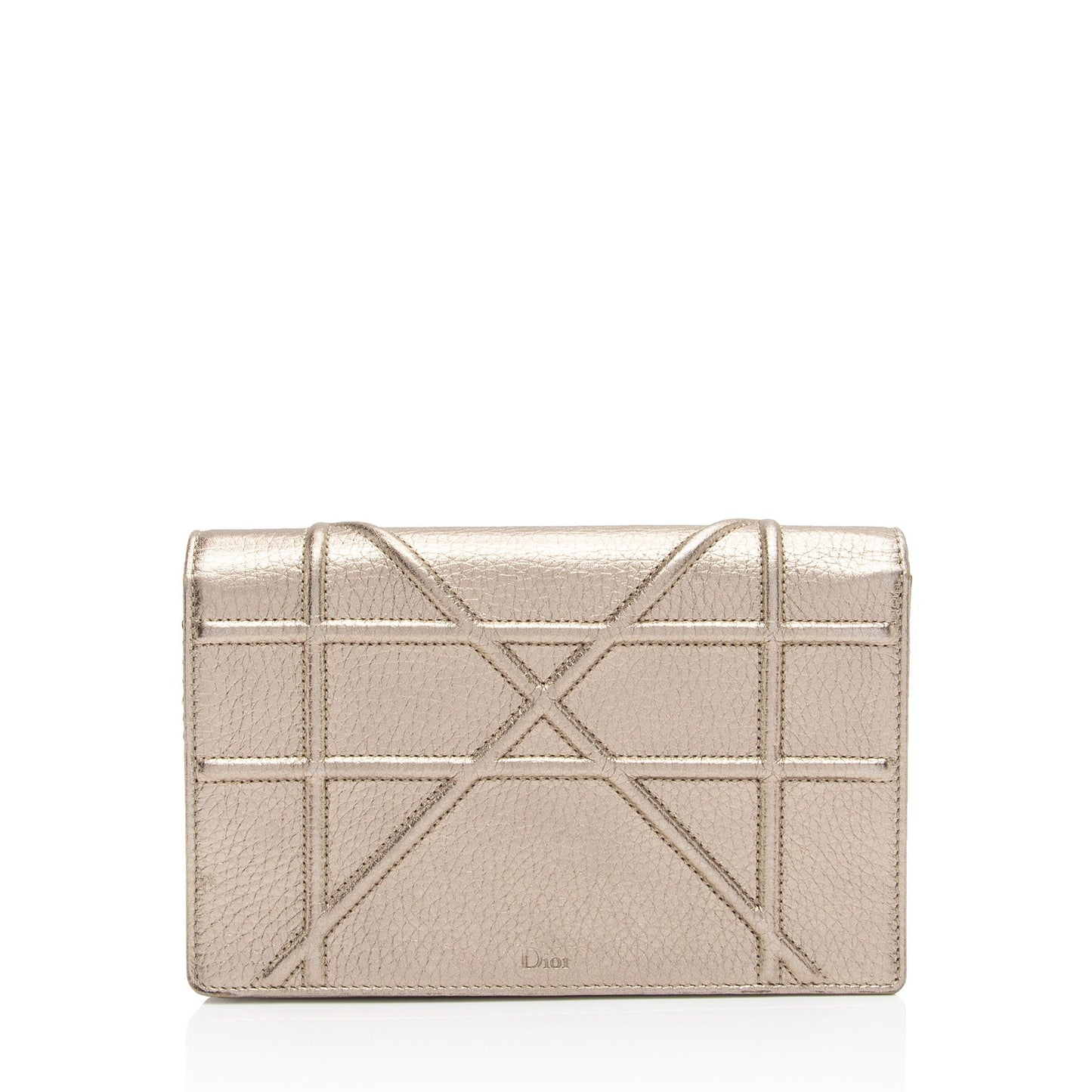 Luxury DiorMetallic Calfskin Diorama Wallet on Chain (SHF-fyOwgL)