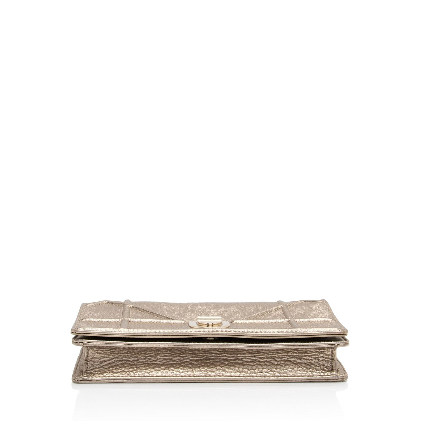 Luxury DiorMetallic Calfskin Diorama Wallet on Chain (SHF-fyOwgL)