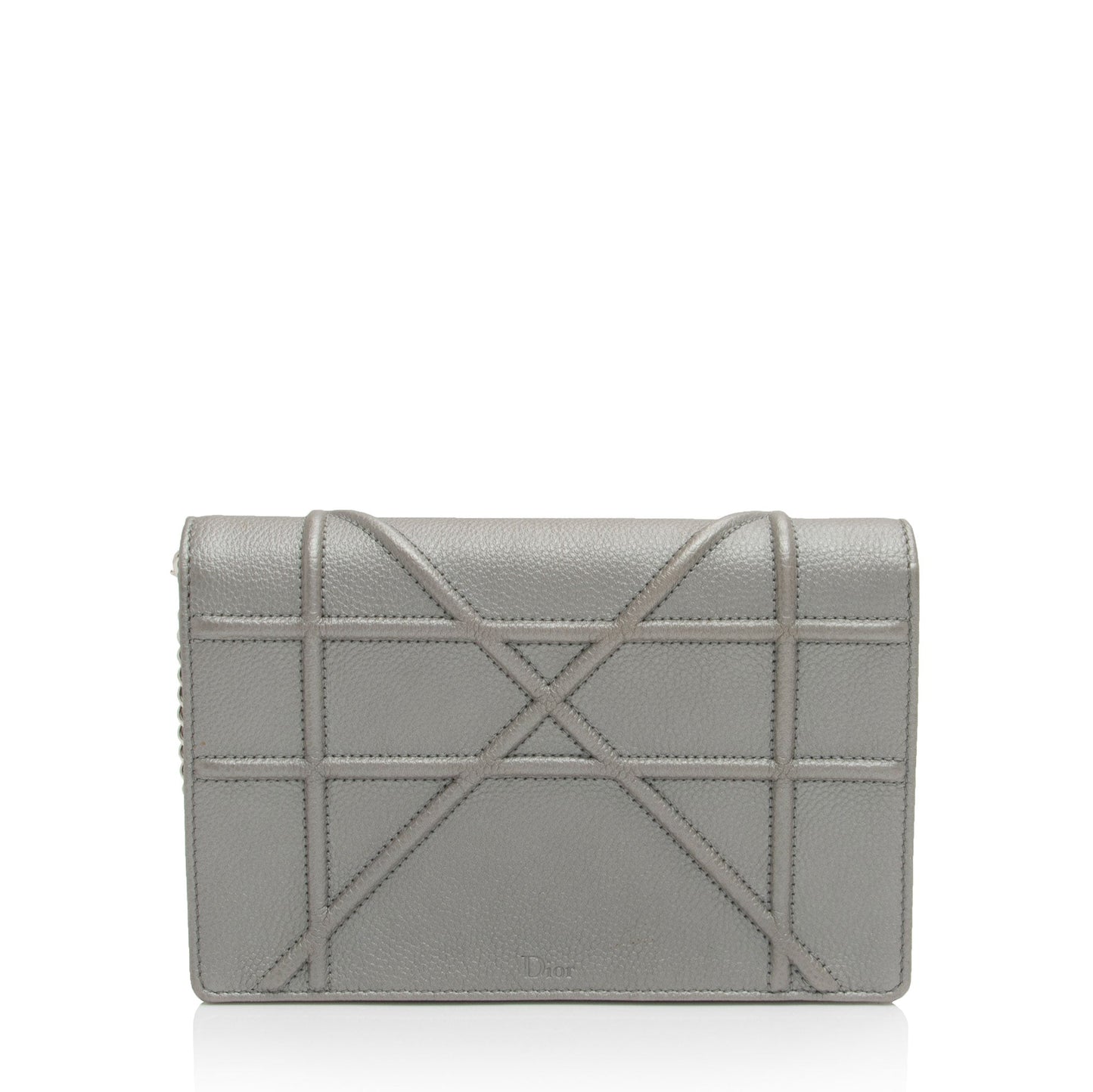 Luxury DiorMetallic Calfskin Diorama Wallet on Chain (SHF-gYNgyA)