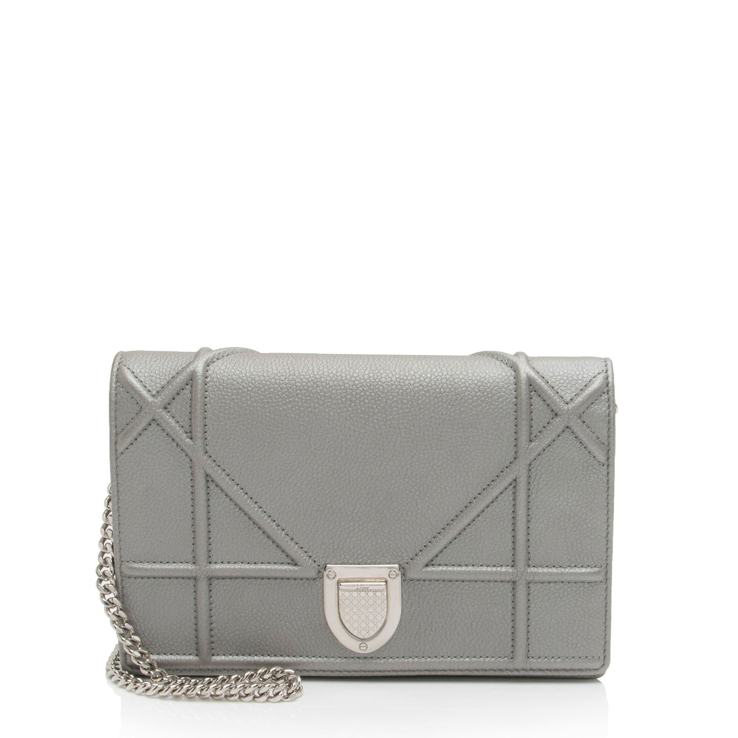 Luxury DiorMetallic Calfskin Diorama Wallet on Chain (SHF-gYNgyA)