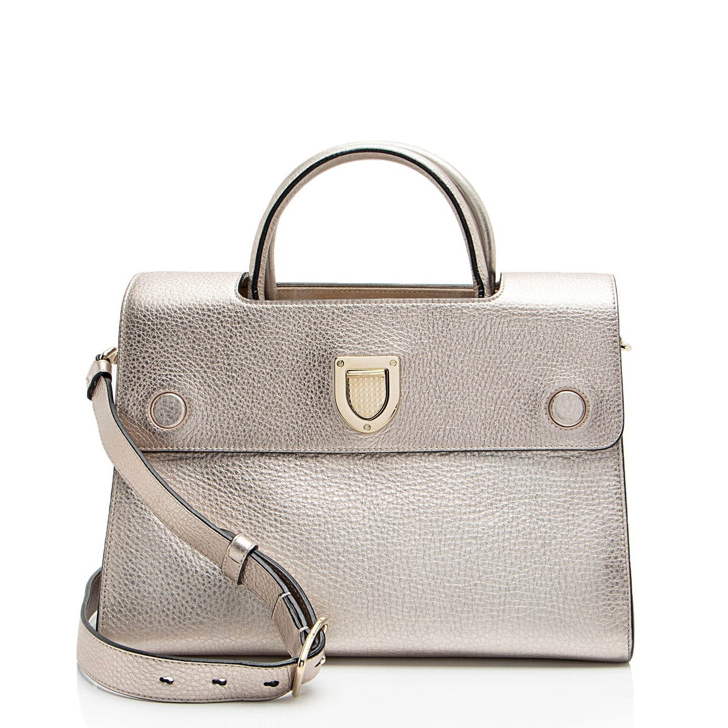 Luxury DiorMetallic Calfskin Diorever Medium Tote (SHF-gv785H)