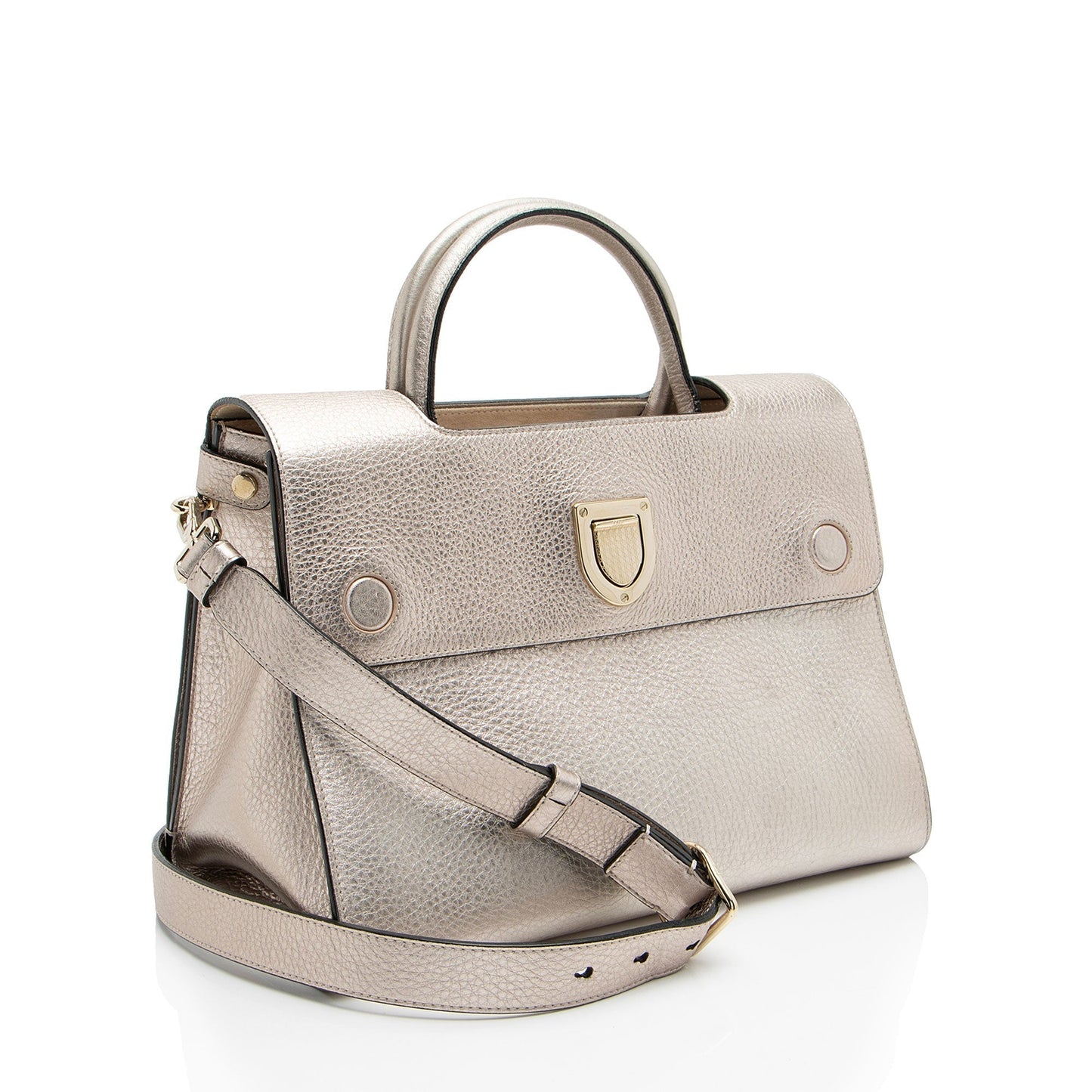 Luxury DiorMetallic Calfskin Diorever Medium Tote (SHF-gv785H)