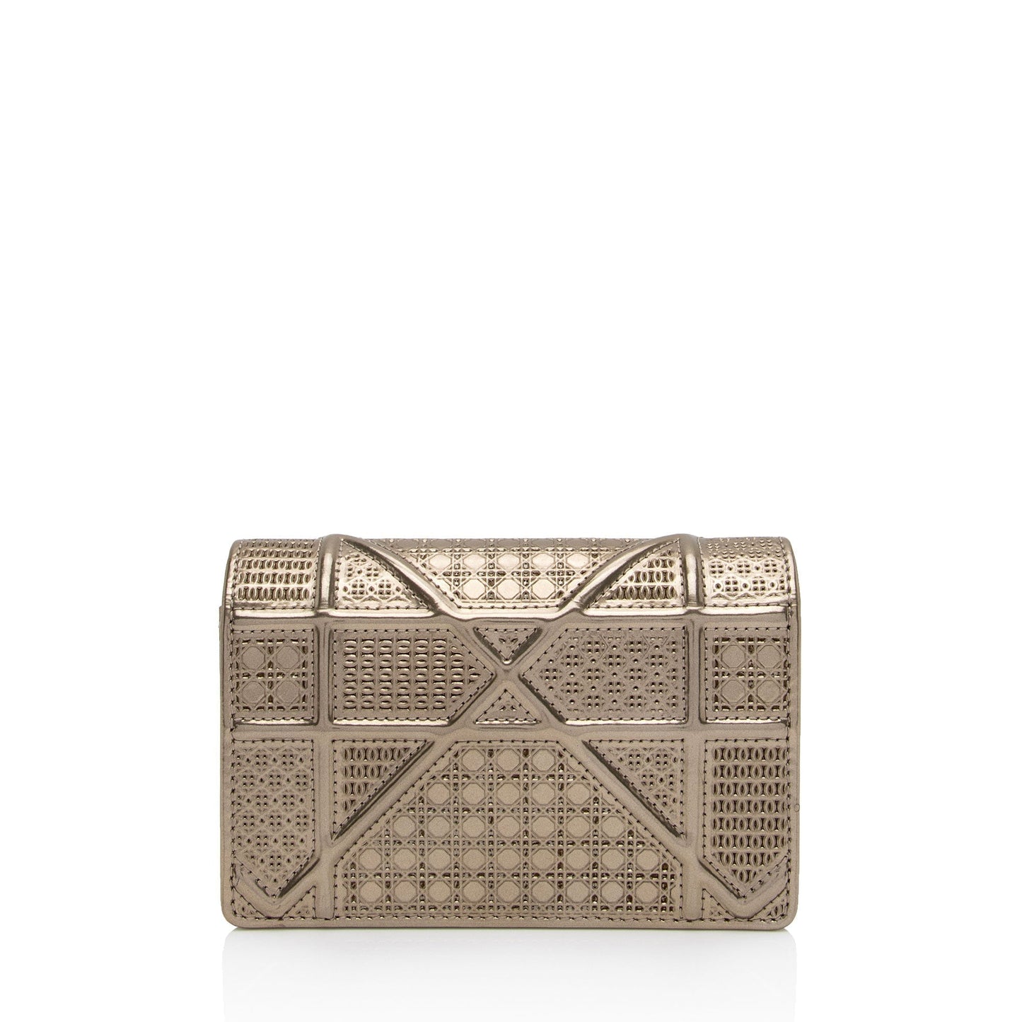 Luxury DiorMetallic Calfskin Micro Cannage Diorama Baby Shoulder Bag (SHF-JLNcSF)